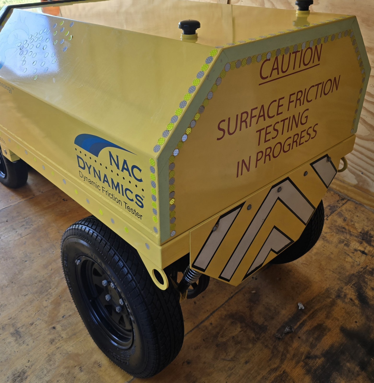 NAC 1000 Rev E Dynamic Friction Tester Airport Runways Ground Support Private