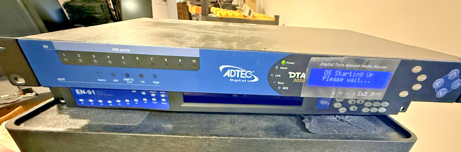 ADTEC DIGITAL DTA 3050 Digital 10 PORT ASI MULTIPLEXER