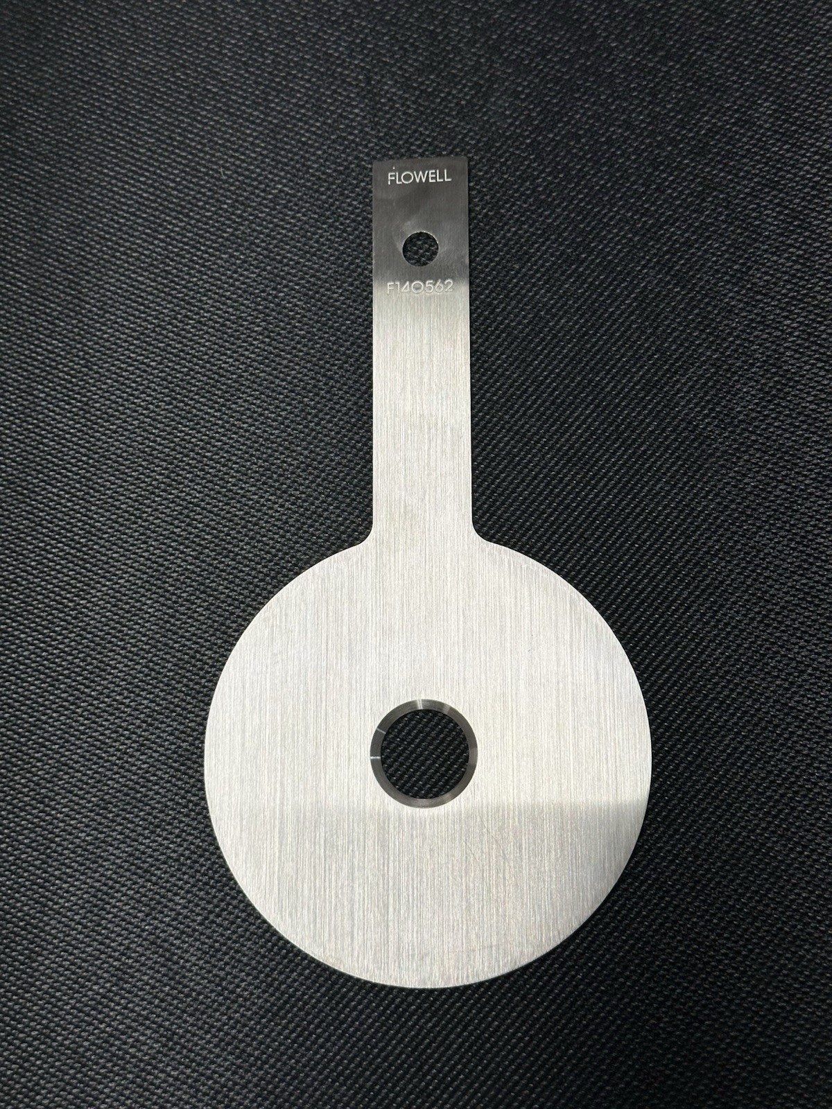 2° 600# 1/8″ 316SS ORIFICE PLATE 0.875 BORE