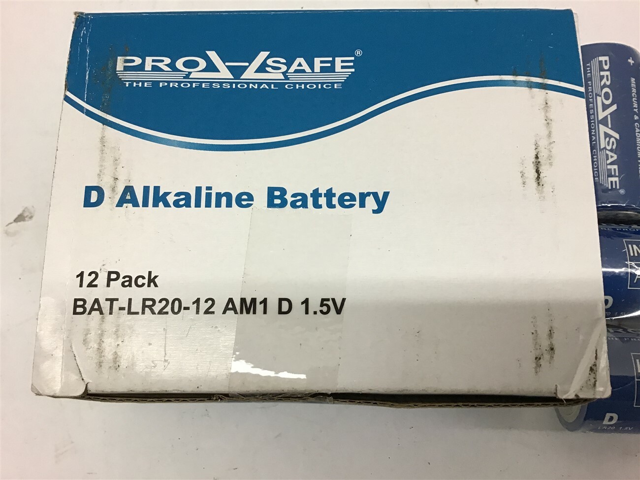 Pro-Safe D Alkaline Battery Lot of 20