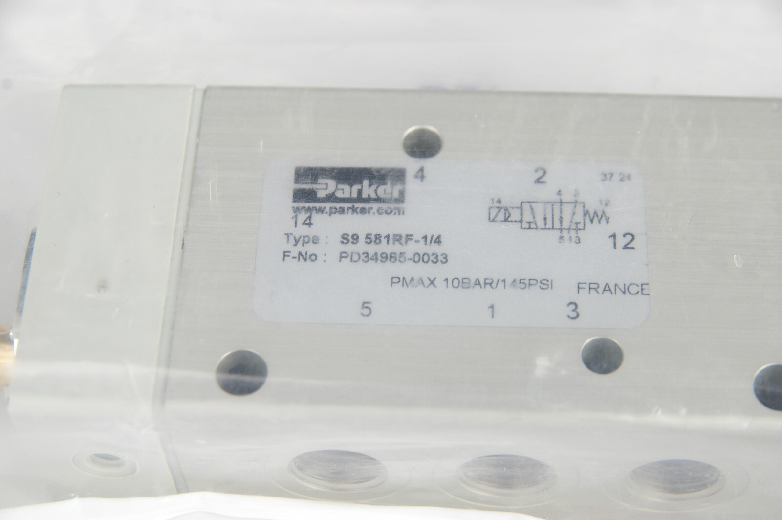 Parker PD34985-0033 S9 581RF-1/4 Valve