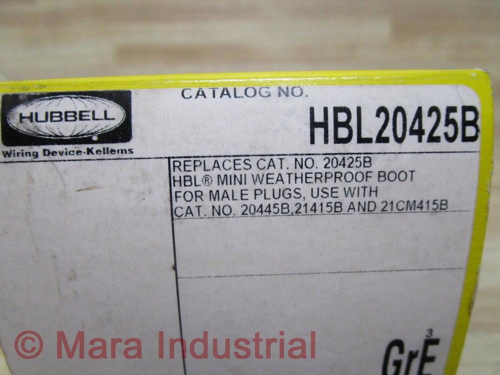 Hubbell HBL20425B Mini Weatherproof Boot