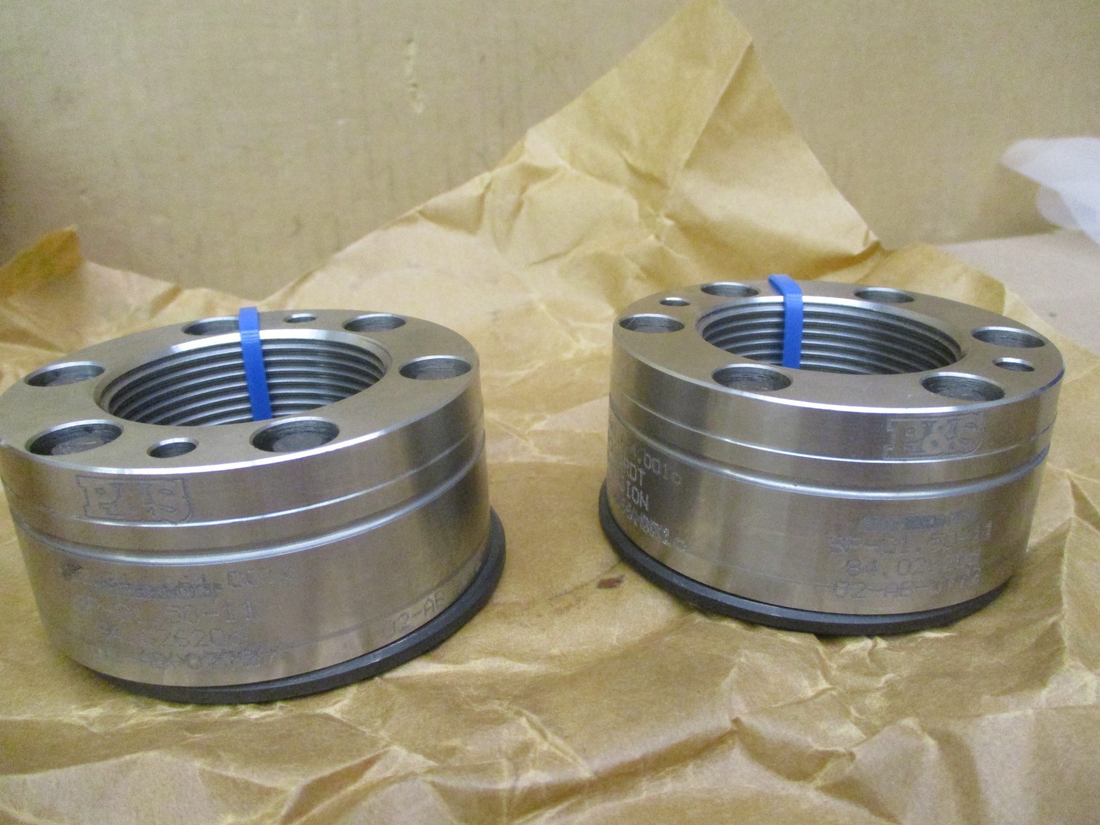 New Open Box of 2 Pcs Burckhardt Compression Type 2D200-1F Piston Nut 53111PRX