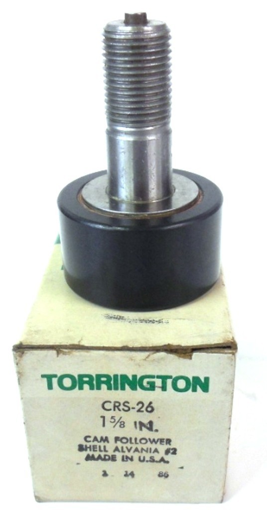TORRINGTON BEARINGS, CAM FOLLOWER, CRS-26, 1 5/8″, #2 NIB