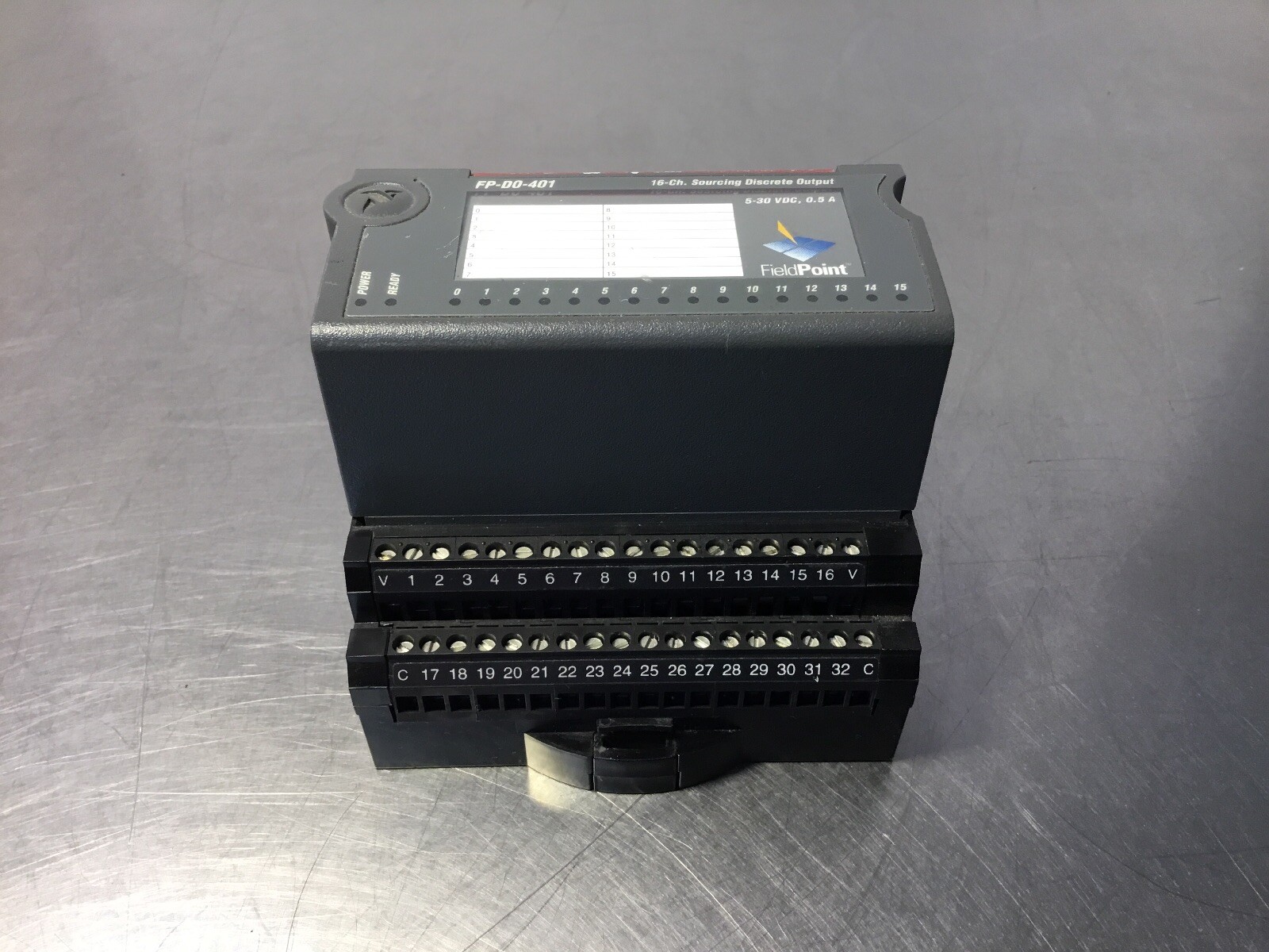 NATIONAL INSTRUMENT FIELD POINT FP-DO-401 16-CH. SOURCING DISCRETE OUTPUT 3D-8