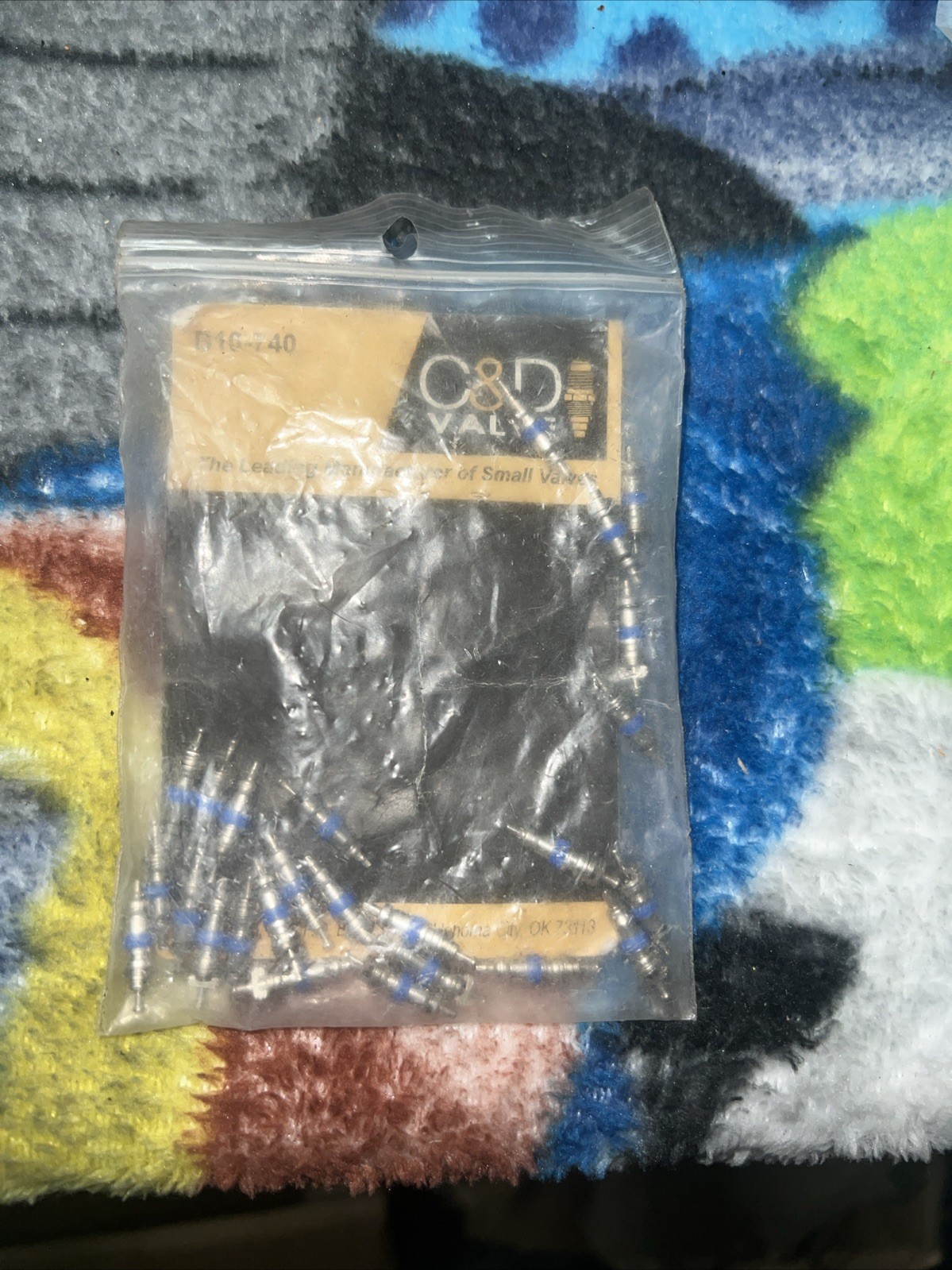 25 Pcs C&D Valve Core 1/4″ B10-740 CD4460/25