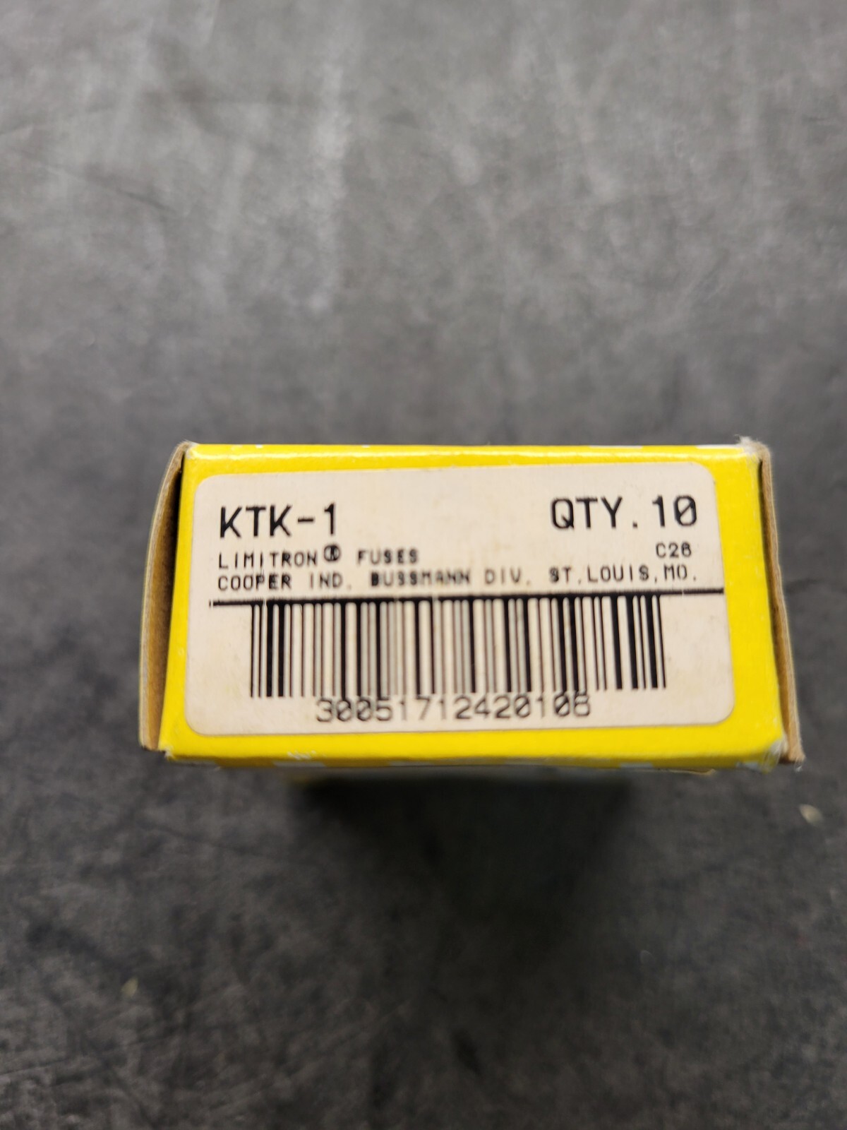 Buss KTK-1 Limitron Fuse. Box of 10.
