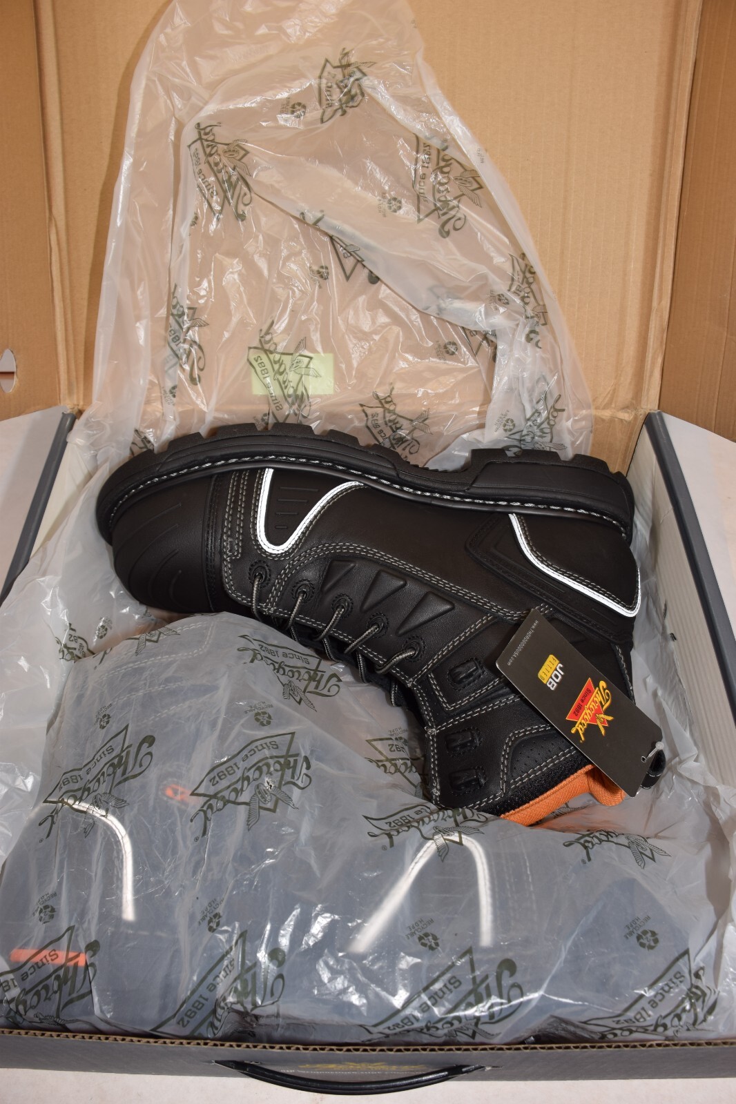 THOROGOOD 804-6444 Men 14 M 6″ Lace-To-Toe Composite Safety Toe Gen-Flex2, Black
