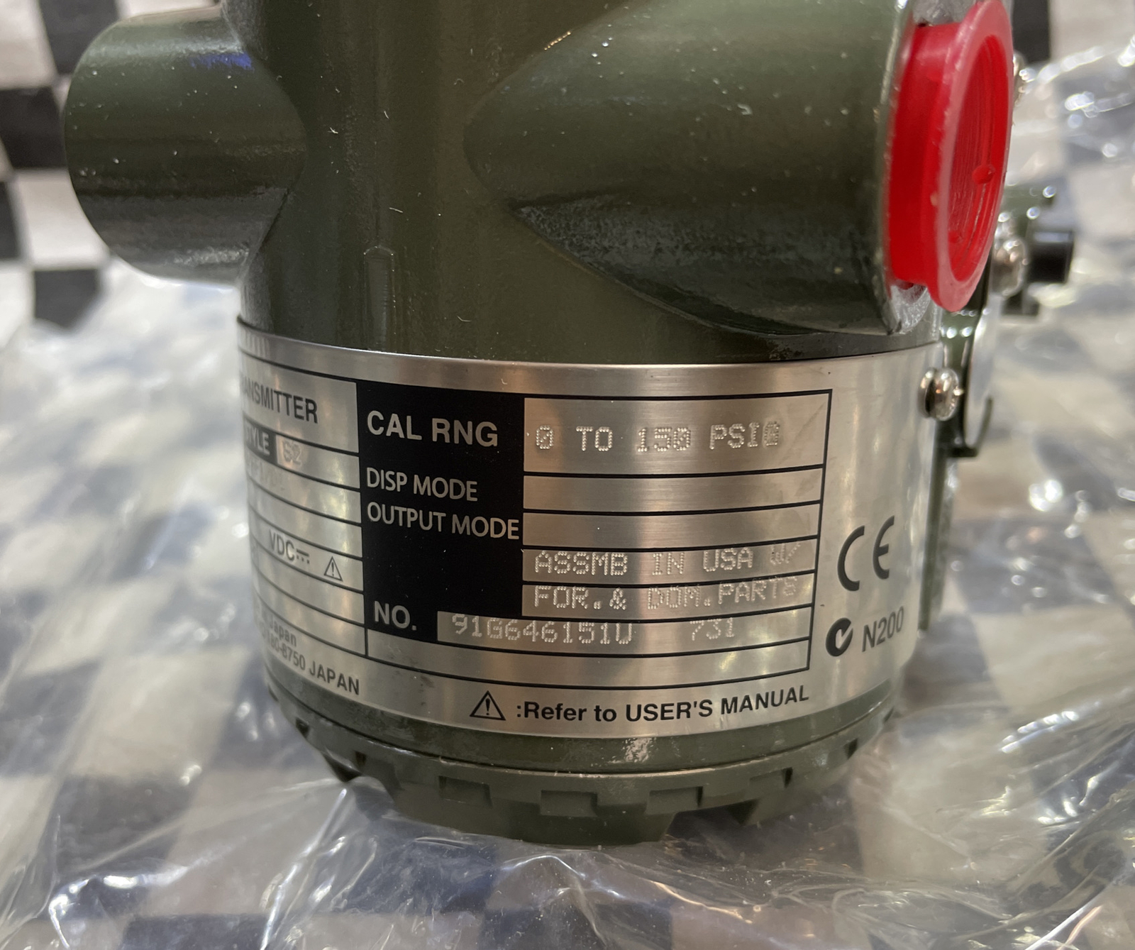 YOKOGAWA GAUGE PRESSURE DPHARP TRANSMITTER EJA530A-DBS7N-02EN/FF1/D1 SHIPSAMEDAY