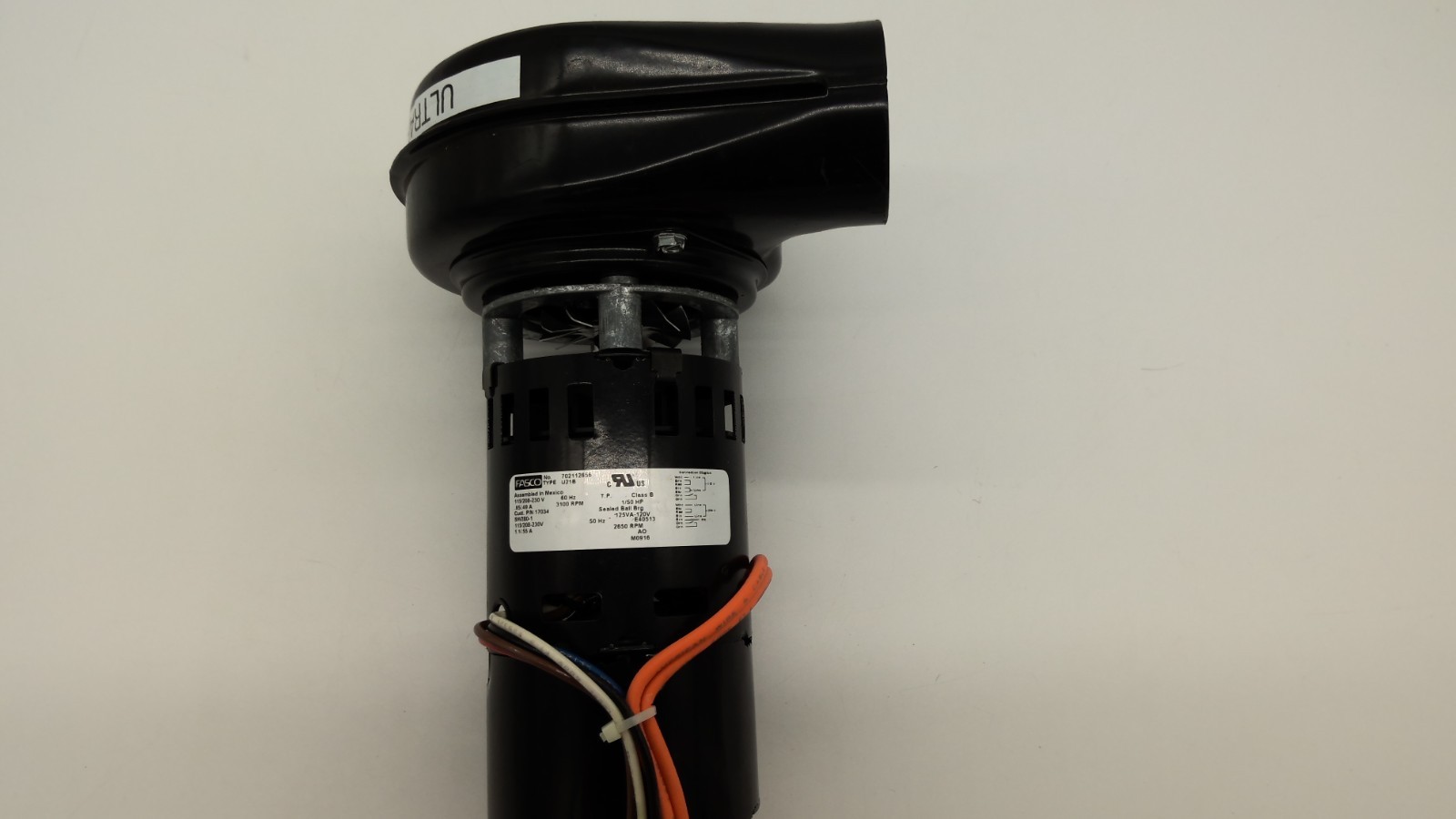 MOTOR BLOWER 115/230V 12A021 for Ultrafryer ULF12A021