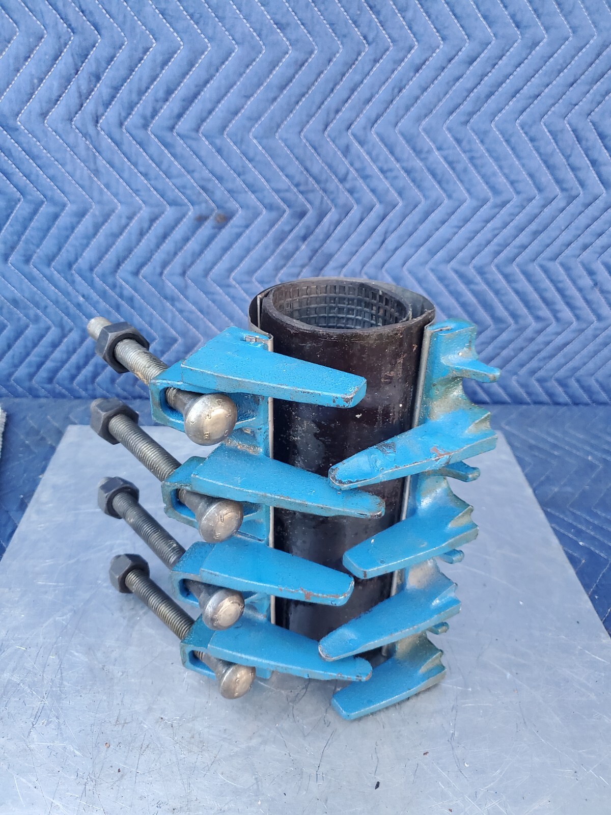Smith Blair 226-00027510-000 10.25″ Wide Pipe Repair Clamp Full Circle Collar
