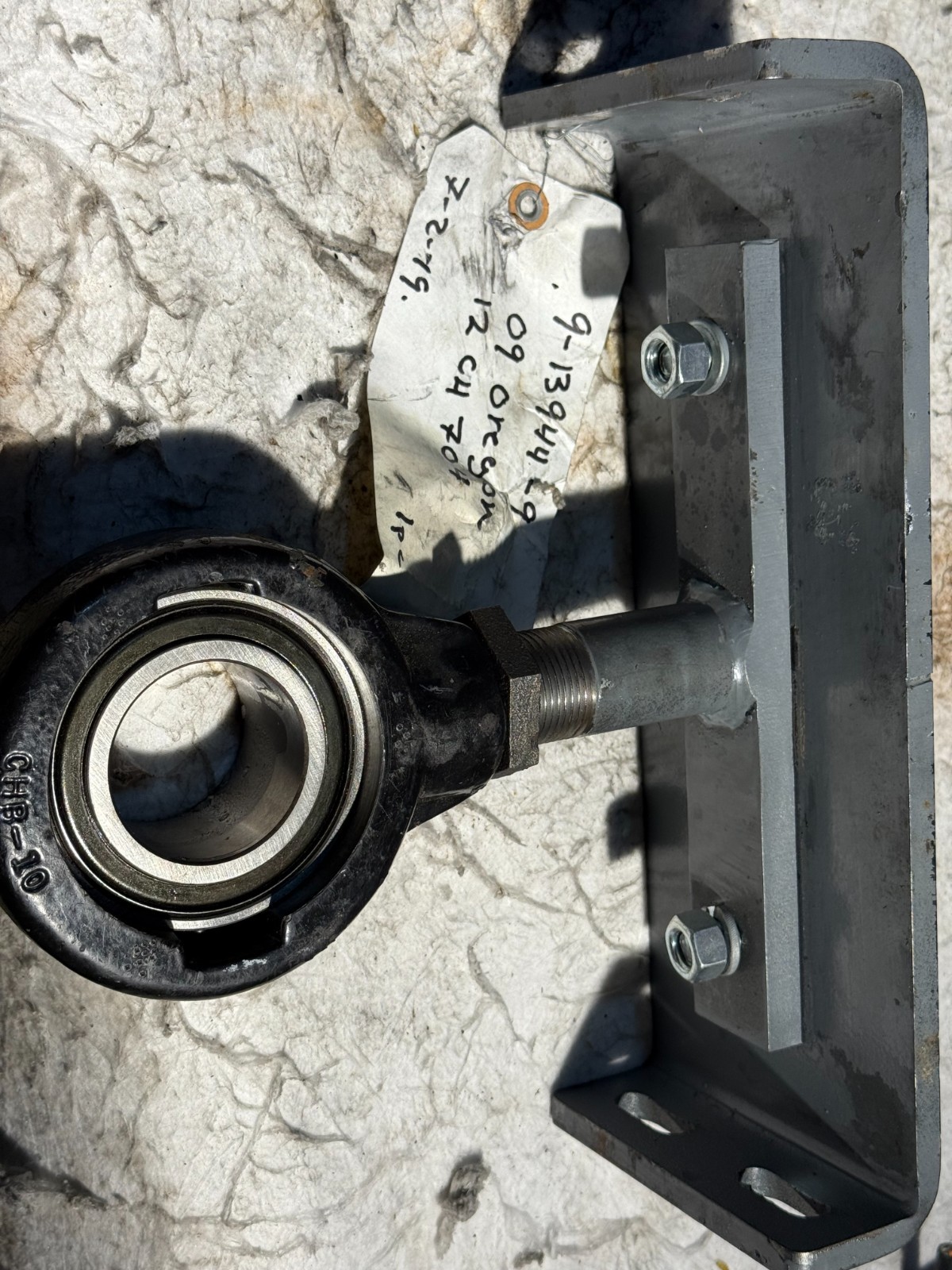 CHB-10 Hanger Rod end mounted Ball Bearing with Hanger fixture