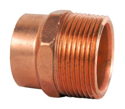 NIBCO 904R 1-1/4″ Sweat x 1-1/2″ Male Wrot Copper Reducing Adapter
