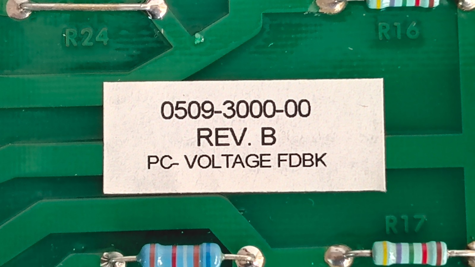 ROSS HILL NOV 0509-3000-0 REV B VOLTAGE FEEDBACK PCB