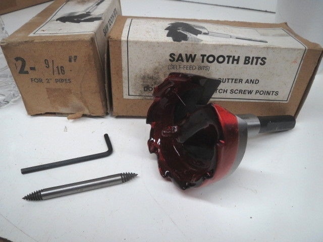 SAWTOOTH BITS / SELF-FEED BITS 2-9/16 FOR 2″ PIPES (LL3067)