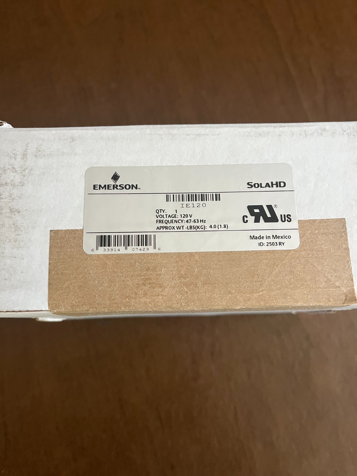 Islatrol IE120 Active Tracking Series connected filter, 120V, 20Amp (Emerson)