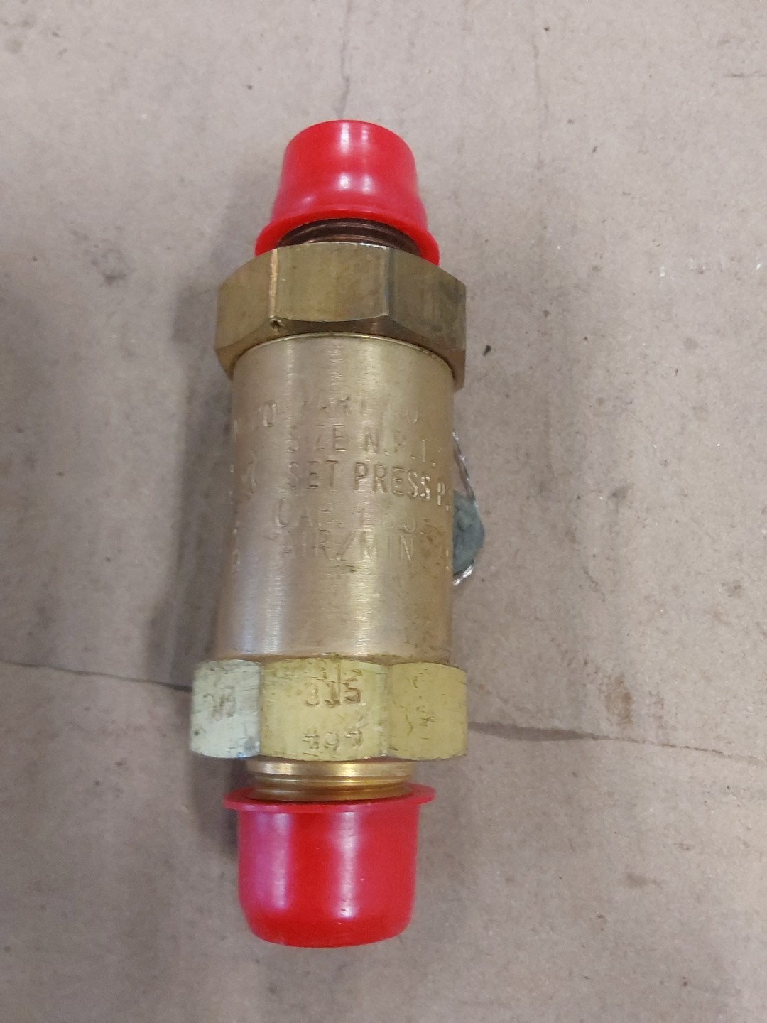 STREAMLINE A-15504 PRESSURE RELIEF VALVE 1/2″ MPT 5/8″ FLARE