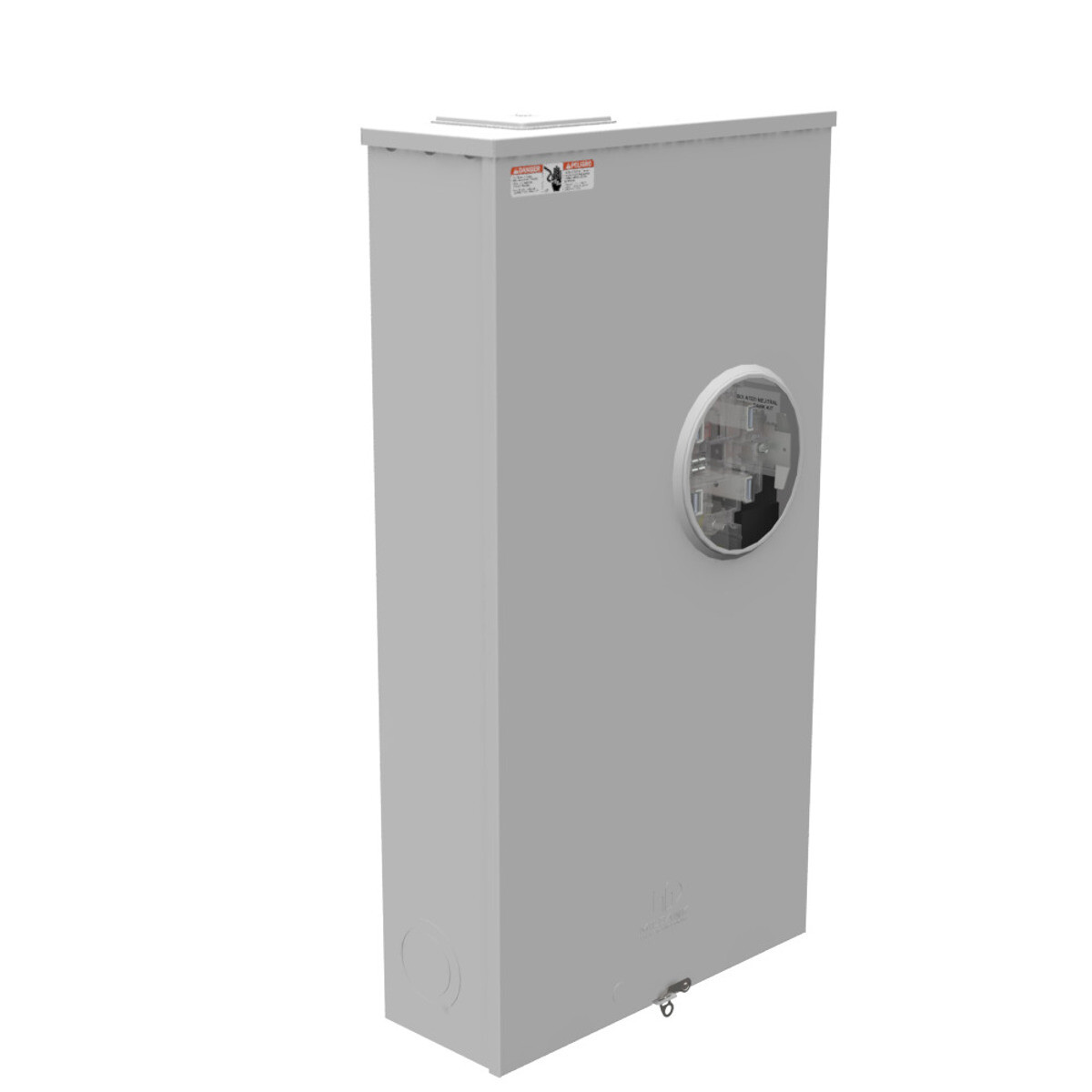 Milbank 320A 1-Phase Meter Socket Ringless Lever 4 Term OH UG 600V