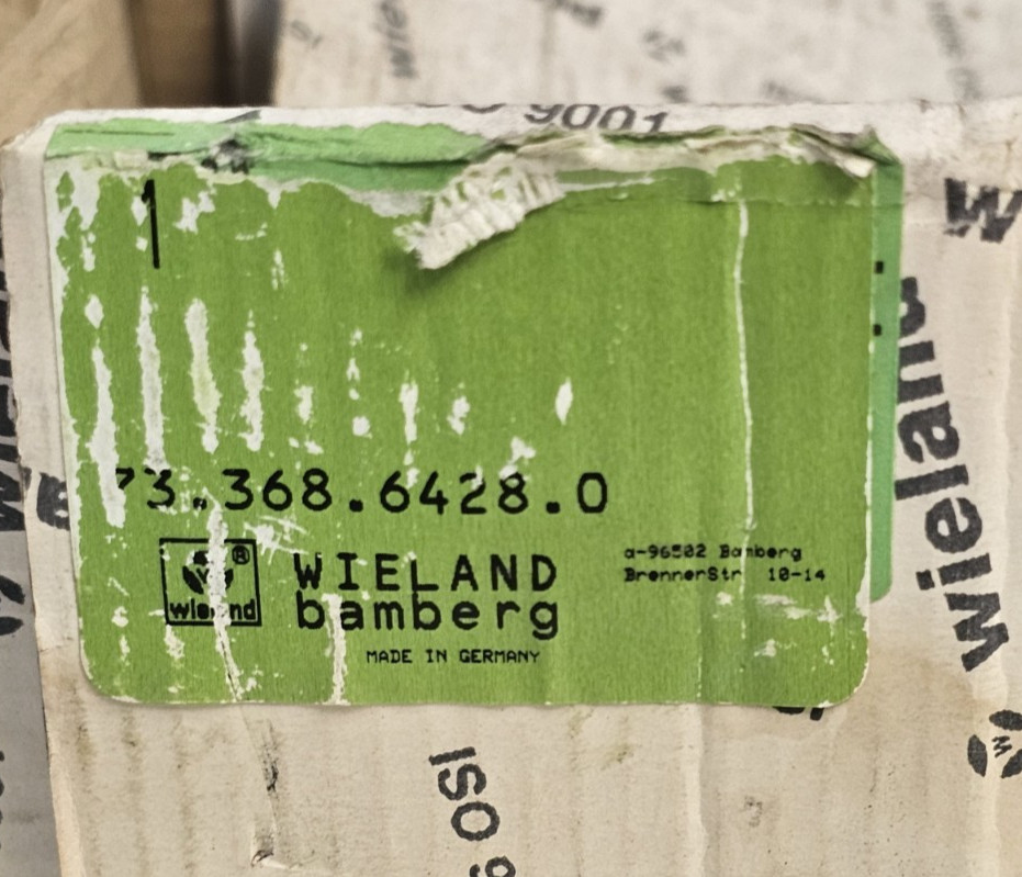 NIB WIELAND 73.368.6428.0 HOOD/TOP BAS GOT GD 24HP29 A3