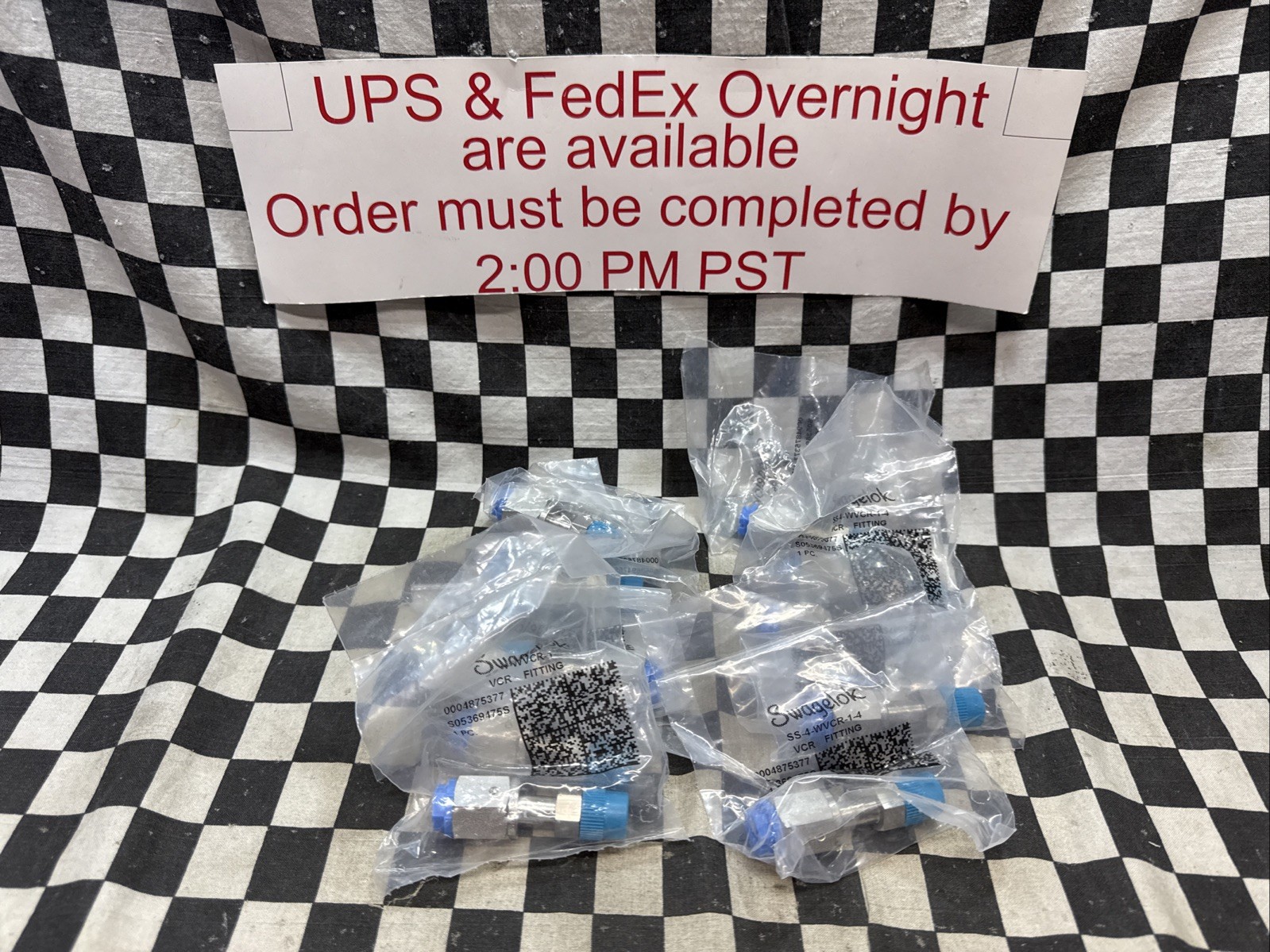 SWAGELOK SS-4-WVCR-1-4, 1/4″ FVCR X 1/4″ NPT , LOT OF 10, SHIPSAMEDAY#1208T6