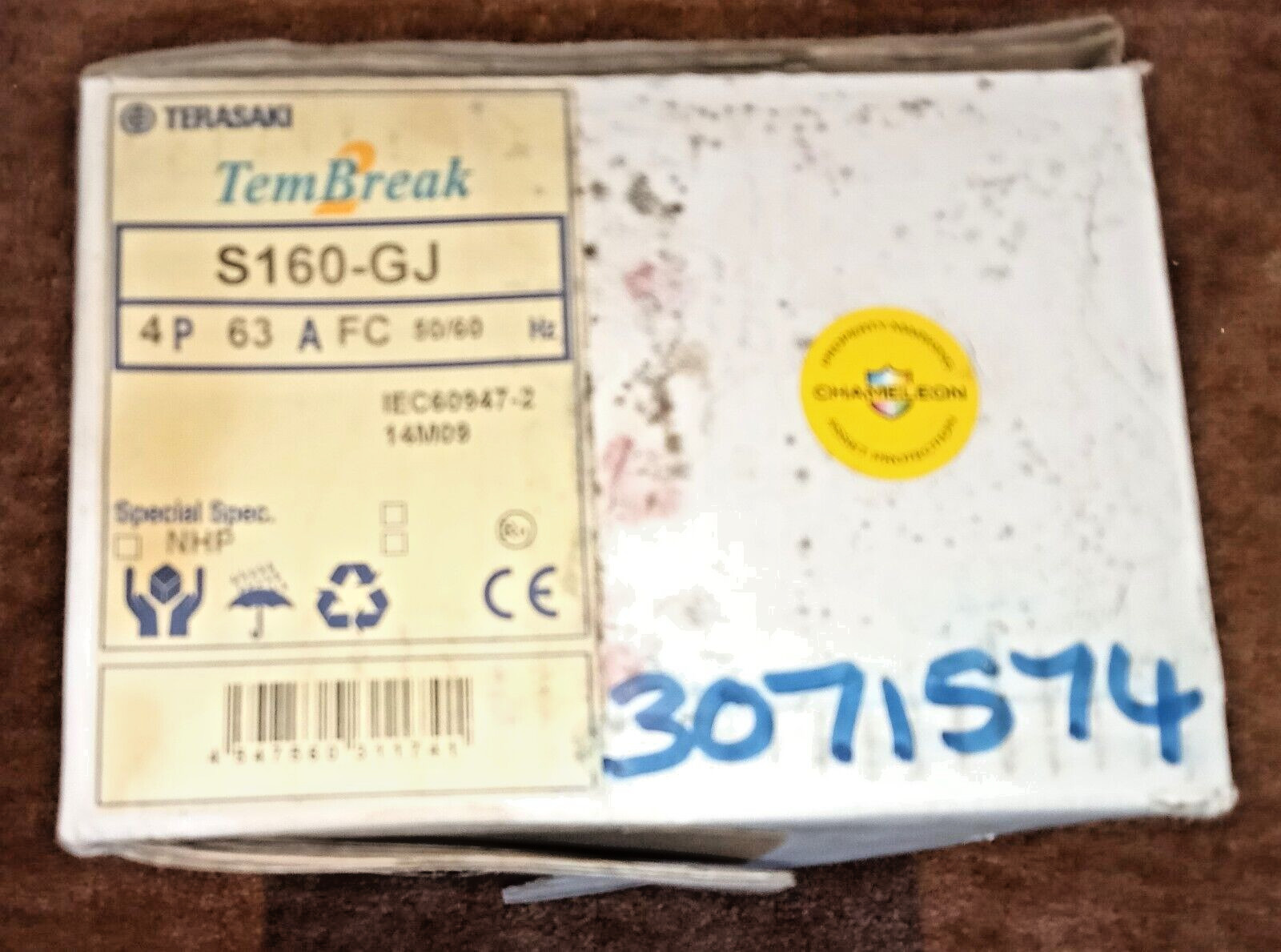 TERASAKI S160-GJ 63A 4P FC 50/60 HZ