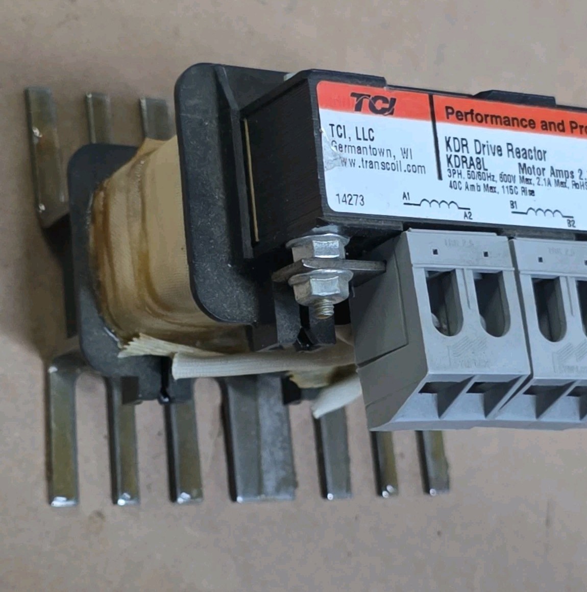 TCI 2.1A 3PH 600V DRIVE REACTOR KDRA8L