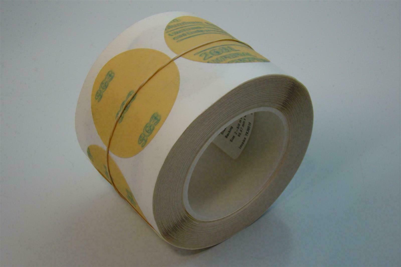 (6) 3M 2-5/8″XNH Imperial Microfinishing Film PSA Disc Roll 051144