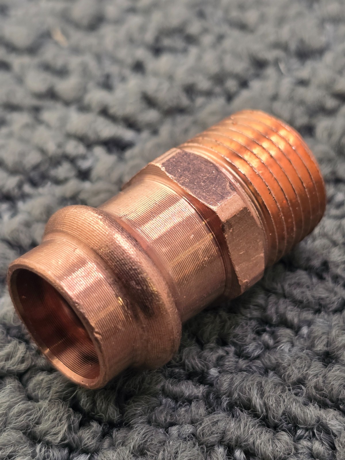 (QTY 10) Streamline PF 01131 Copper Male Press Adapter Fitting 1/2″ Press x MPT