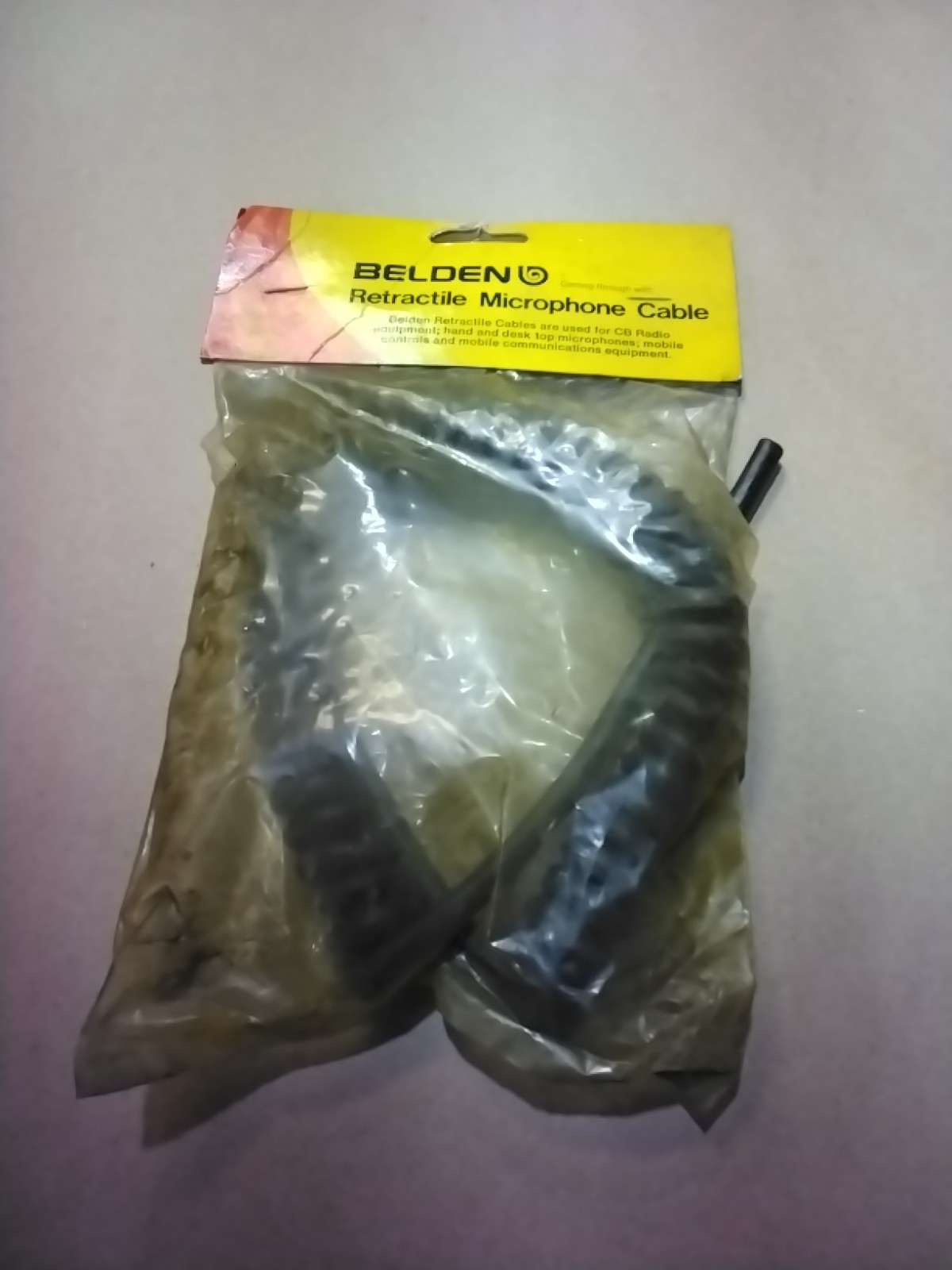 Belden 8491 Retractile Microphone Cable T37119