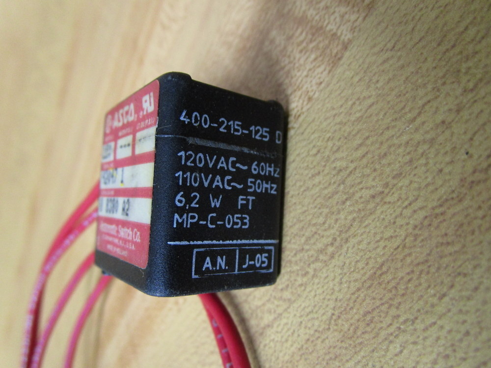 Asco 400-215-125-D Valve Coil U 8380 A2