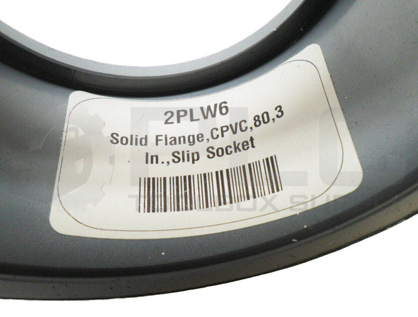 NEW GF 2PLW6 SOILID FLANGE 3-1/2″ ID 7-1/2″ OD SCH-80