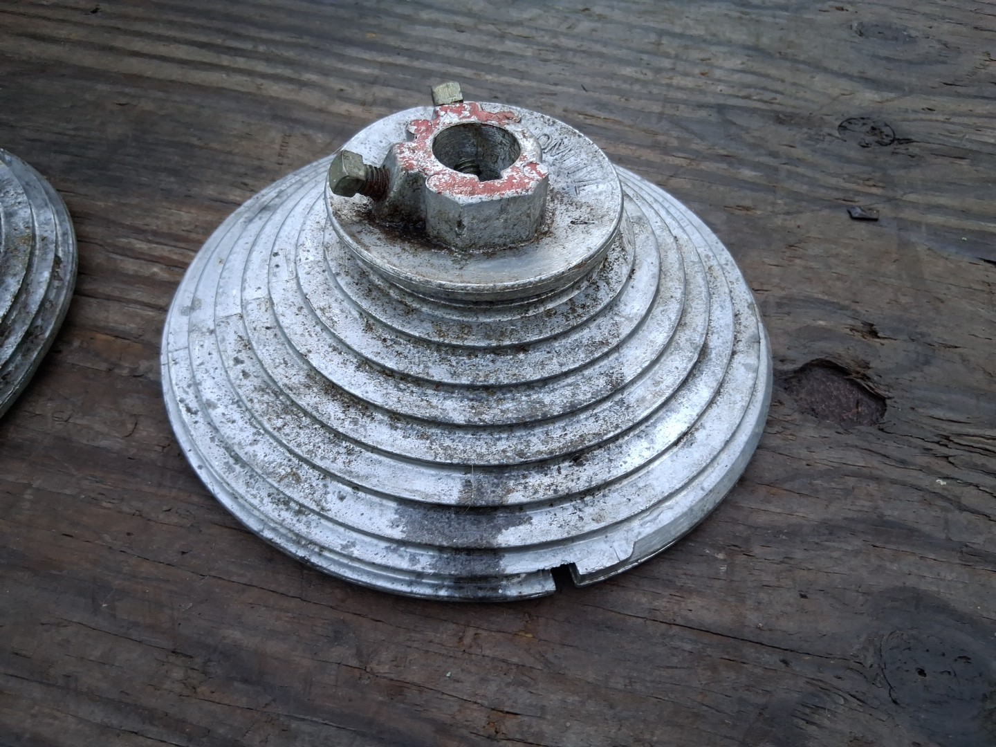 2 Aluminum L & R Overhead Door Cable Guides? Approx Steampunk Lamp Bases