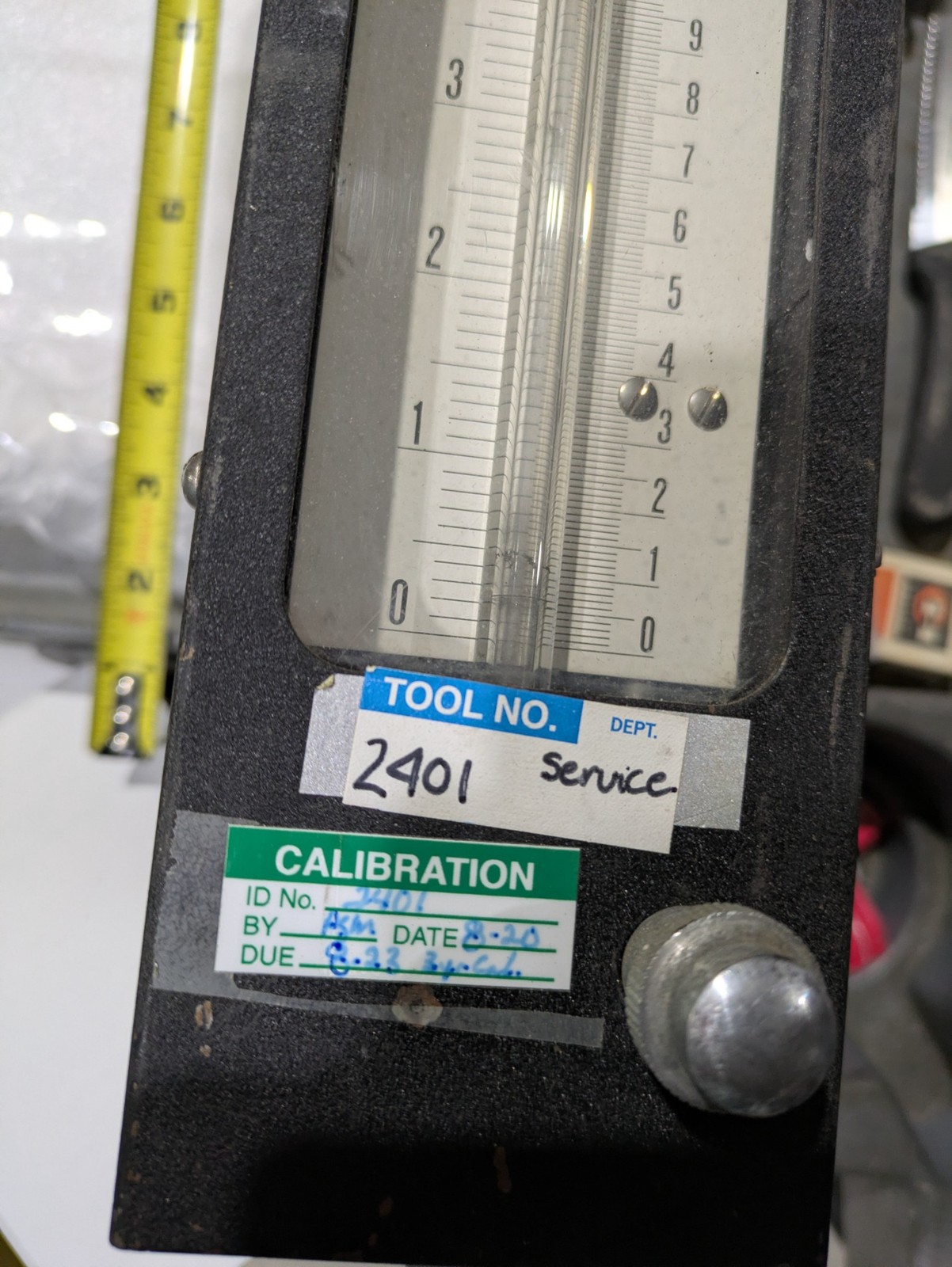 THE MERIAM INSTRUMENTS TYPE WM 30EB25 VACUUM