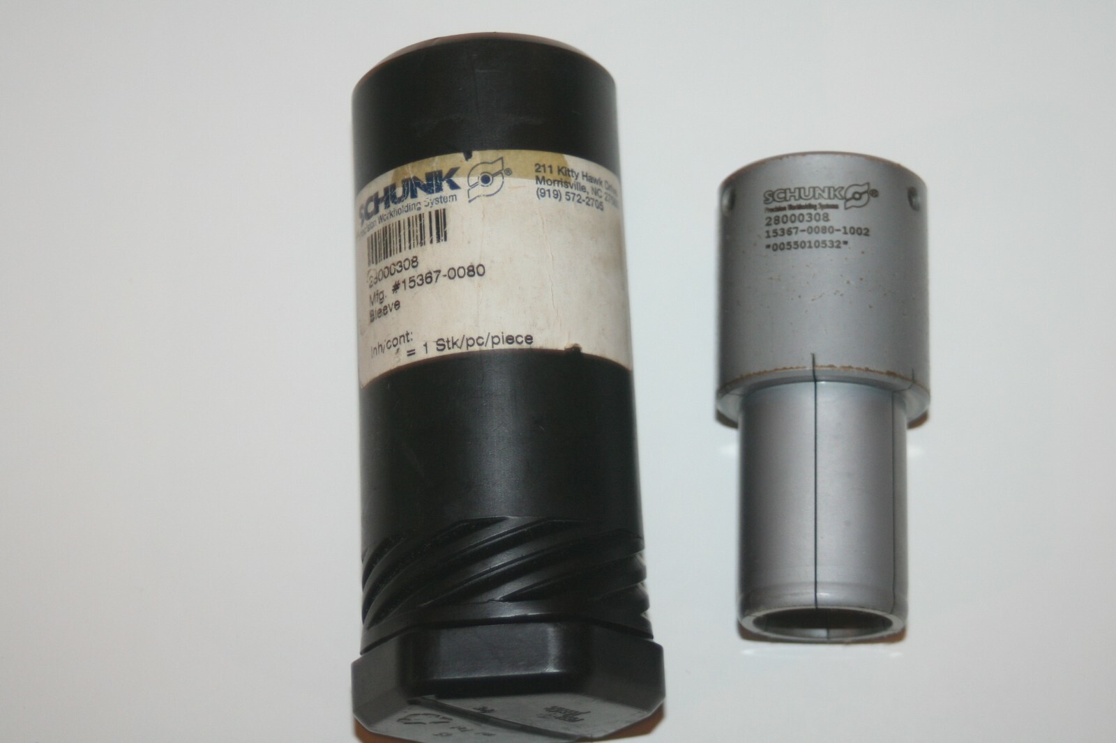 SCHUNK 28000308 Intermediate Sleeve w/Step 24mm ID, 31.210mm OD, 41.300 * NEW *