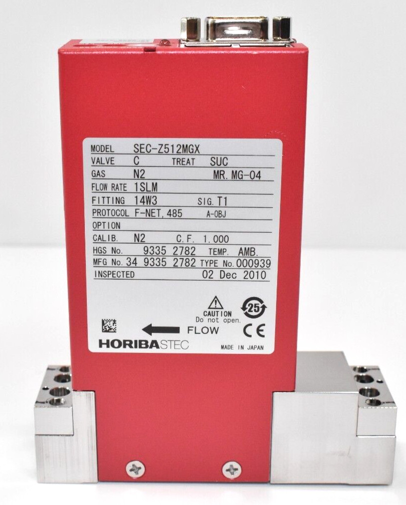 Horiba STEC Mass Flow Controller SEC-Z512MGX 1SLM N2 New