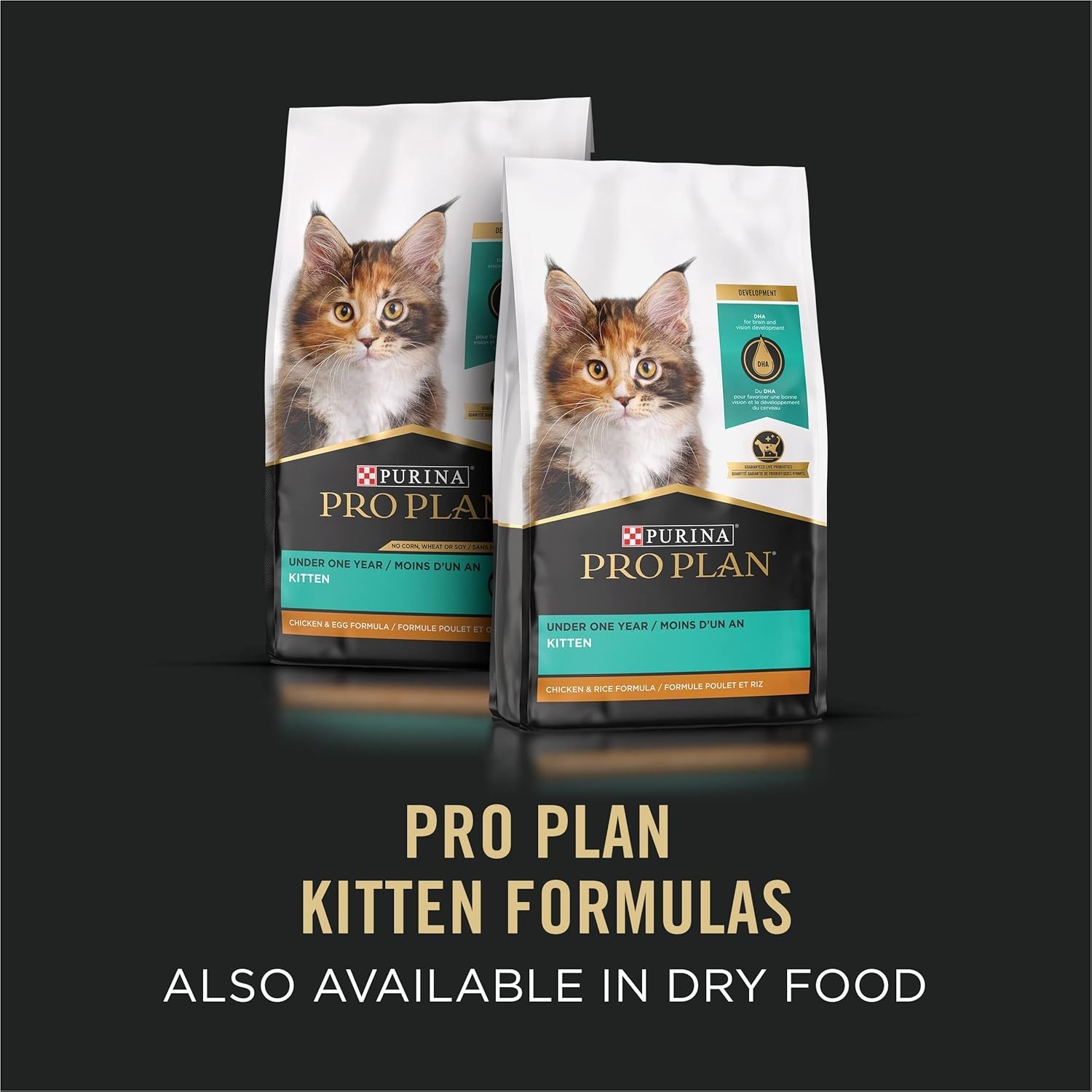 Purina Pro Plan Focus Kitten Wet Cat Food – High-Protein,Variety Pack, 24ct,72oz