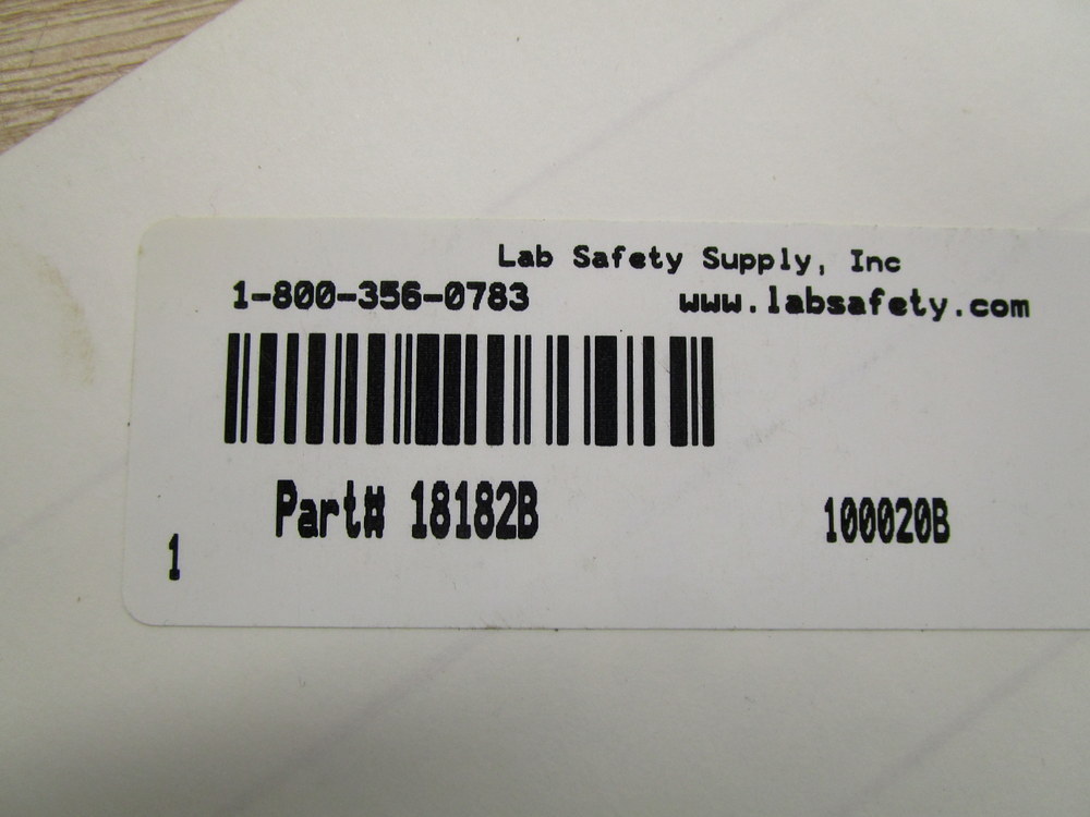 Lab Safety Supply 18182B Chilled Water Supply Sign (Pack of 2)