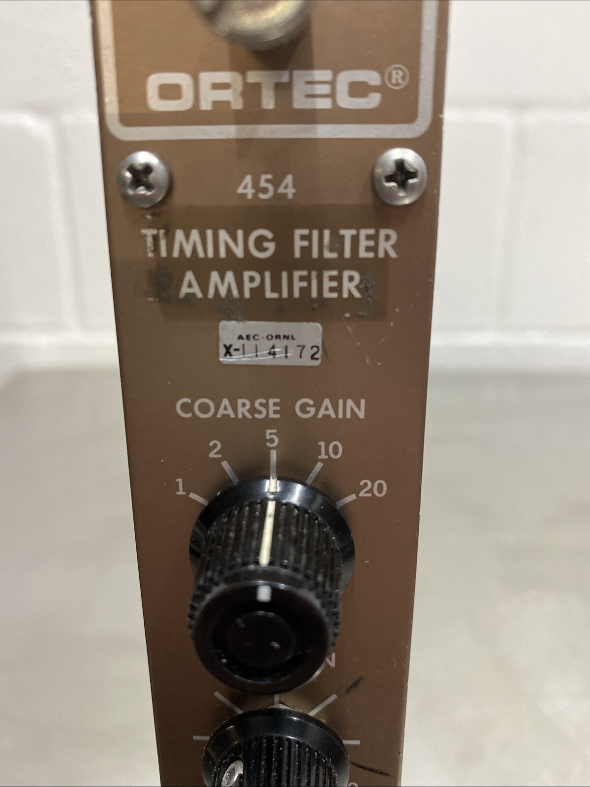 EG&G Ortec 454 Timing Filter Amplifier Plugin Nim Bin Module