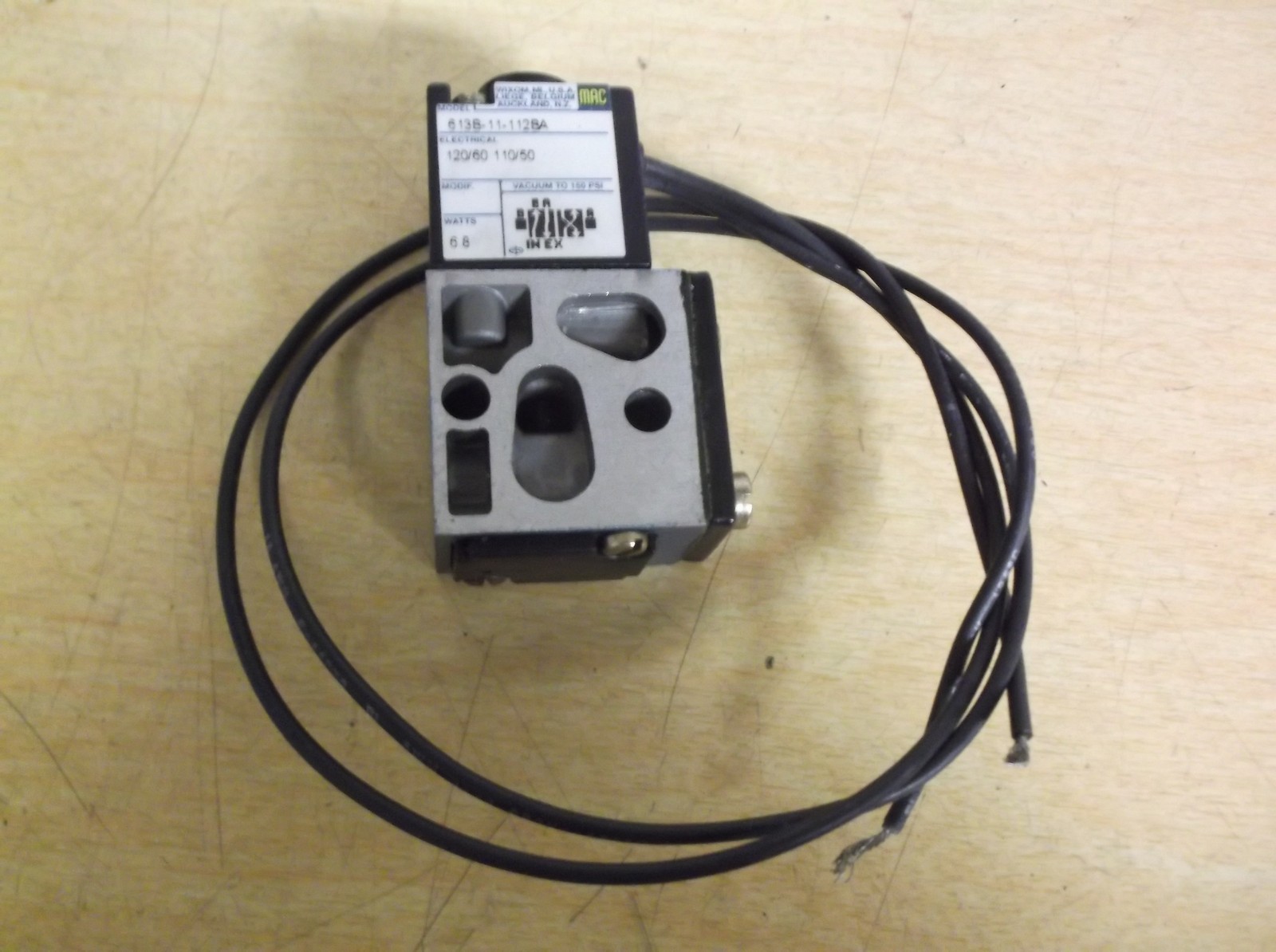 MAC 613B-11-112BA Valve 120/60 110/50 6.8W *FREE SHIPPING*