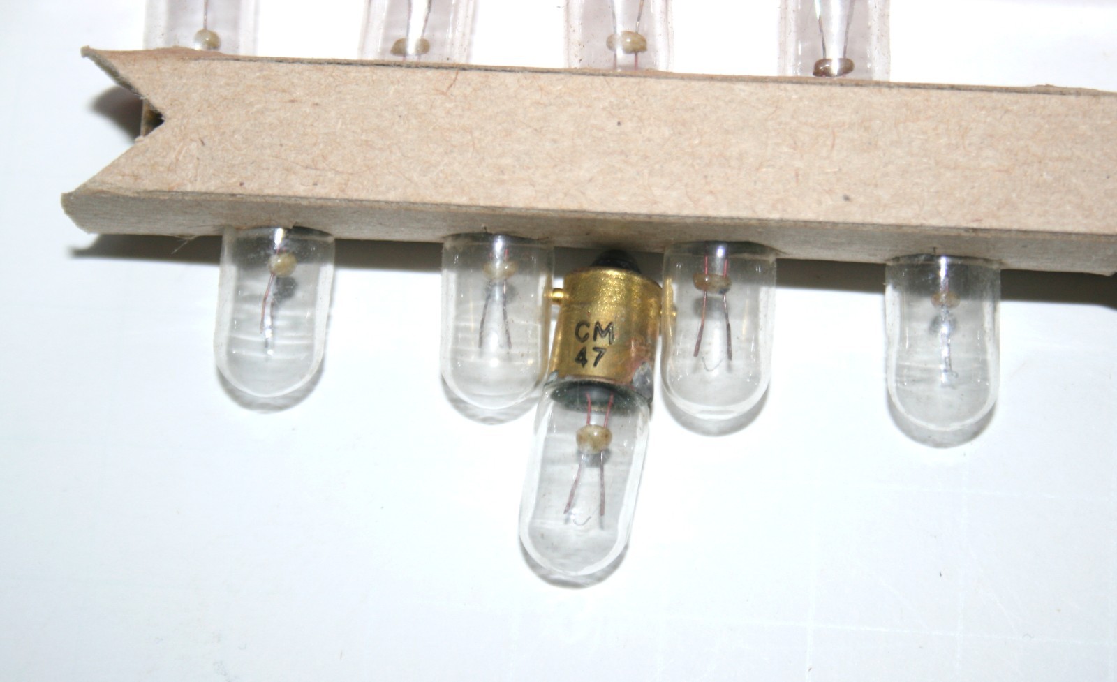 Lamps by Chicago Miniature #47 6.3V 0.15A Bayonet Base Pack of 9 Unused