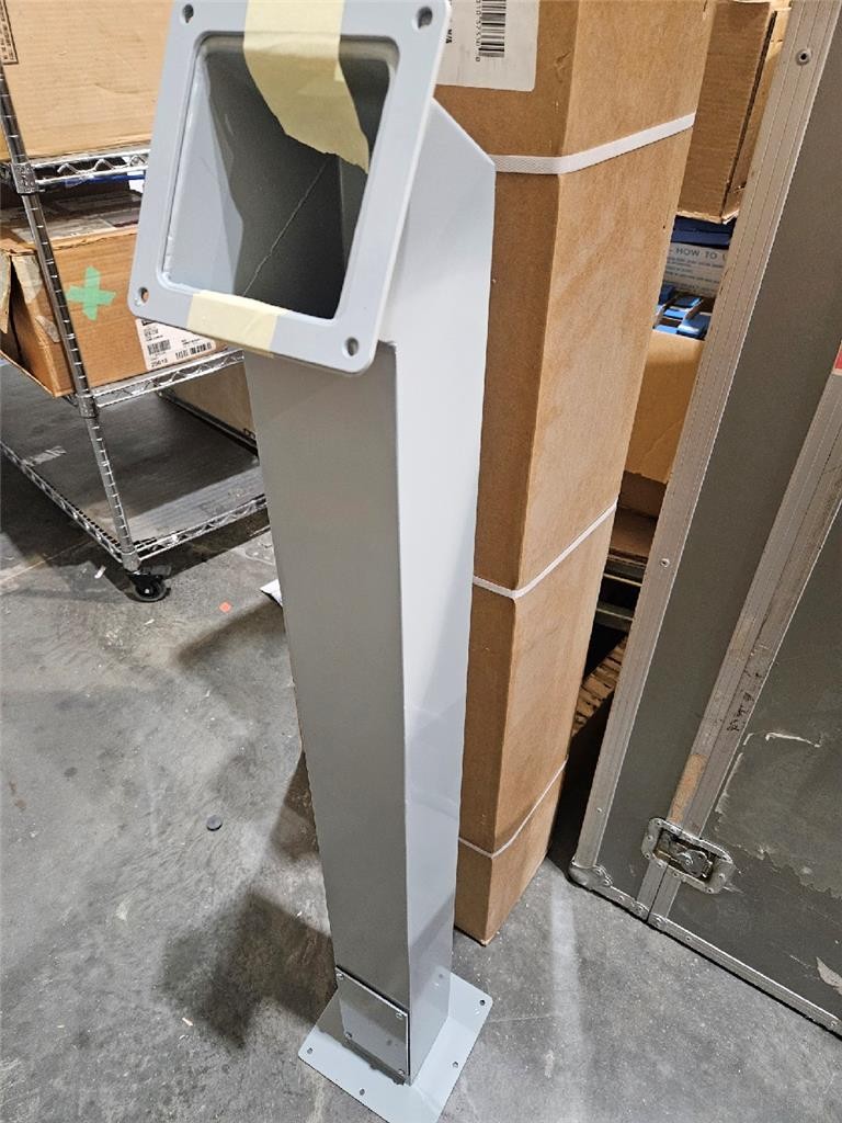 HOFFMAN PEDESTAL SYSTEM ANGLED COLUMN 41x4x4″ GRAY MILD STEEL A44PBCOL