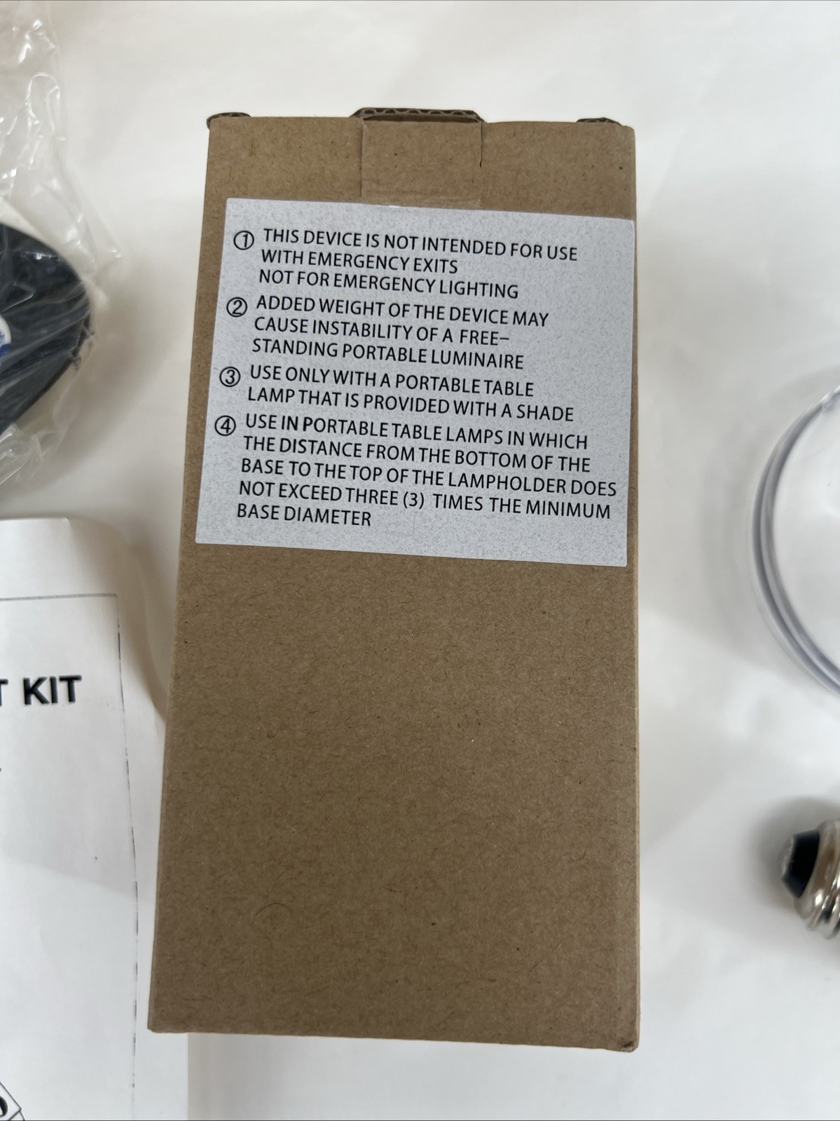 Kason LED Adapter Fixture Retrofit Kit 11806LED011, Clear White, 120V, 12 Watt