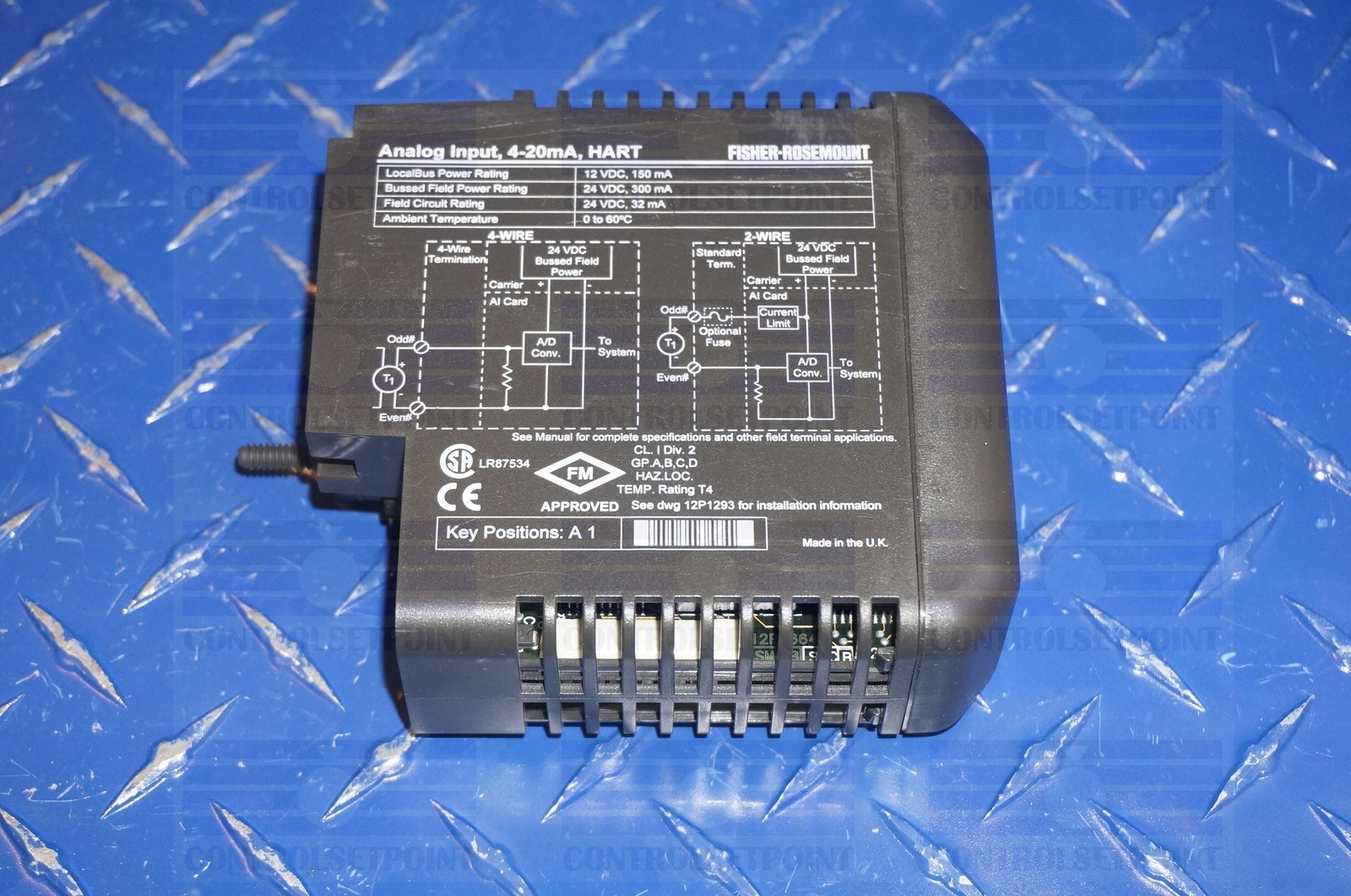 EMERSON DELTAV KJ3002X1-BA1 AI 8 CHANNEL 4-20MA HART CARD VE4003S2