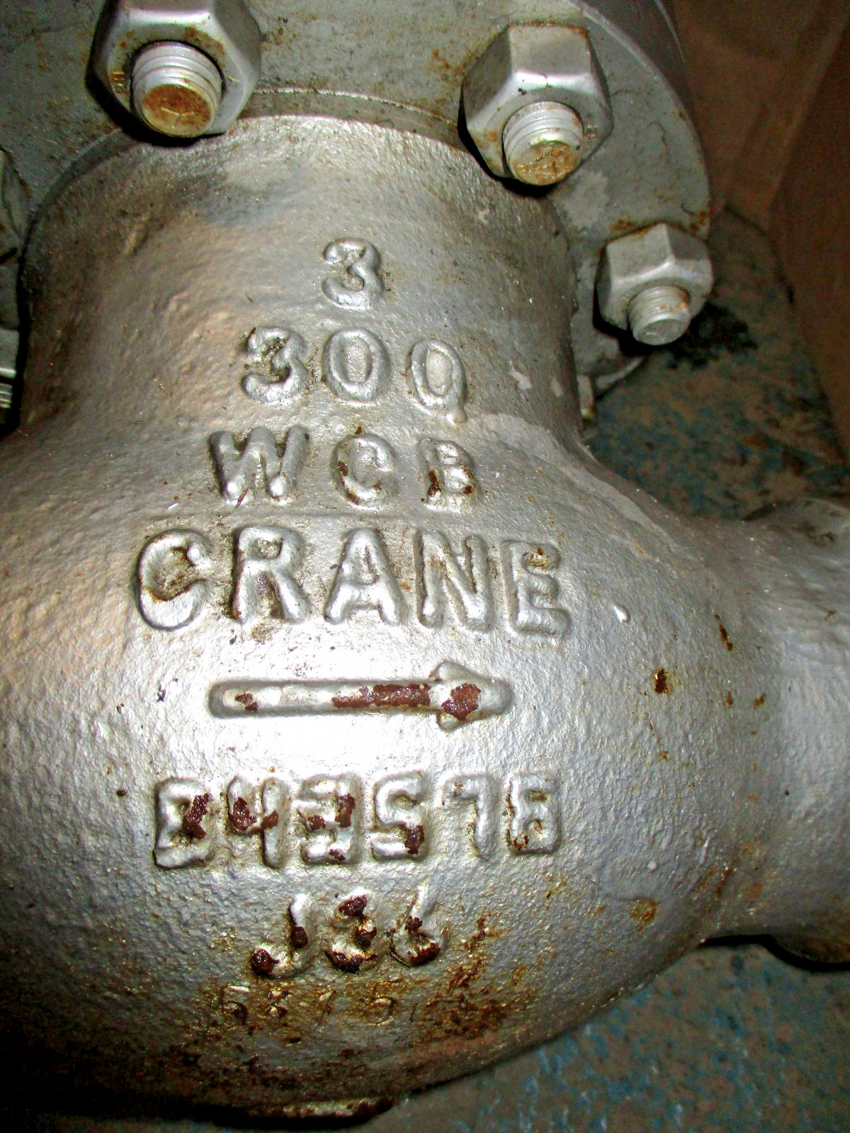 Crane Size 3 Valve ASME B16.34/API600 FIG. 151 1/2 XU Class 300 53452AES