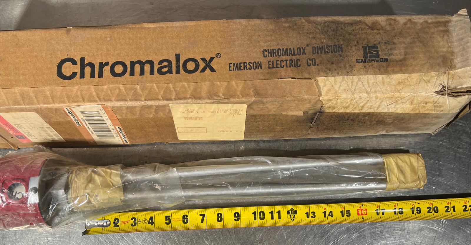 NOS SURPLUS chromalox MTS-250H 480V 1P 5000W Heater 19”