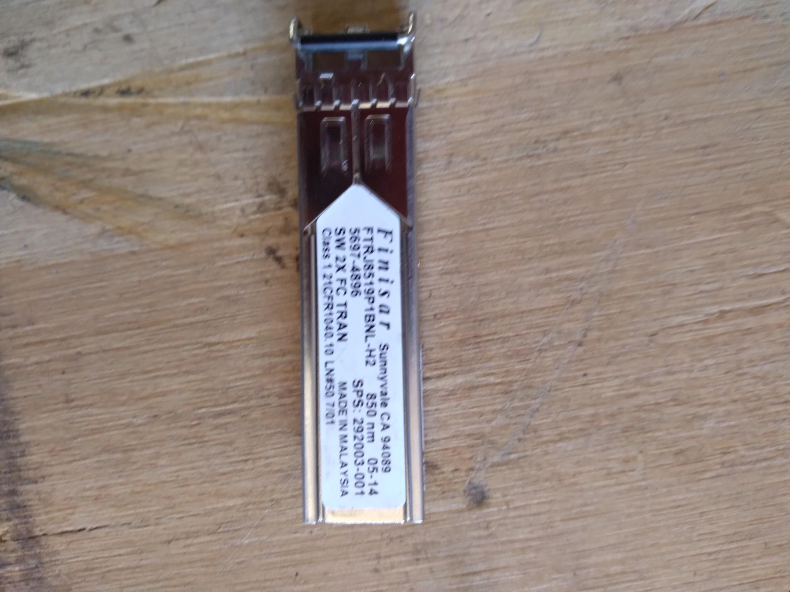 Finisar FTRJ8519P1BNL 2Gb SFP Transceiver 850nm Fiber Channel Lot of 5 Module