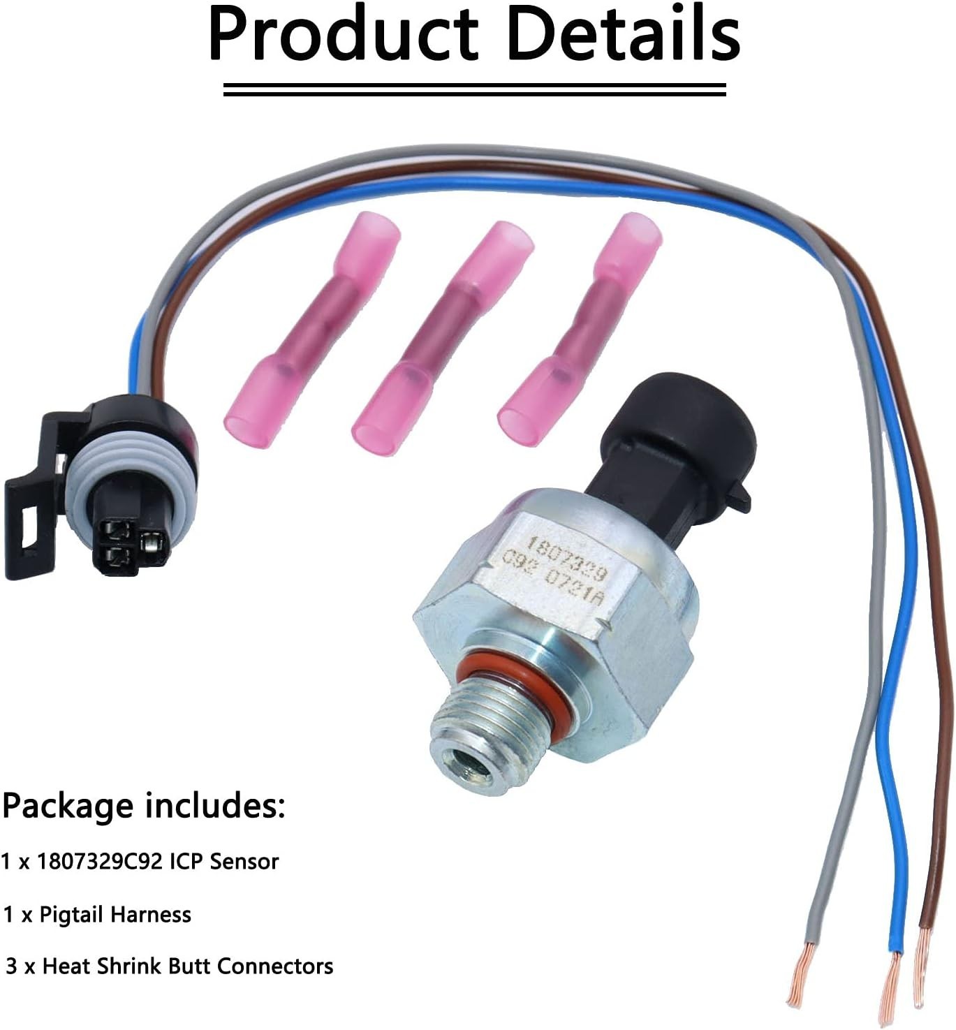 Genuine OEM ICP Fuel Injection Pressure Sensor for 94-03 Ford 7.3L Powerstroke