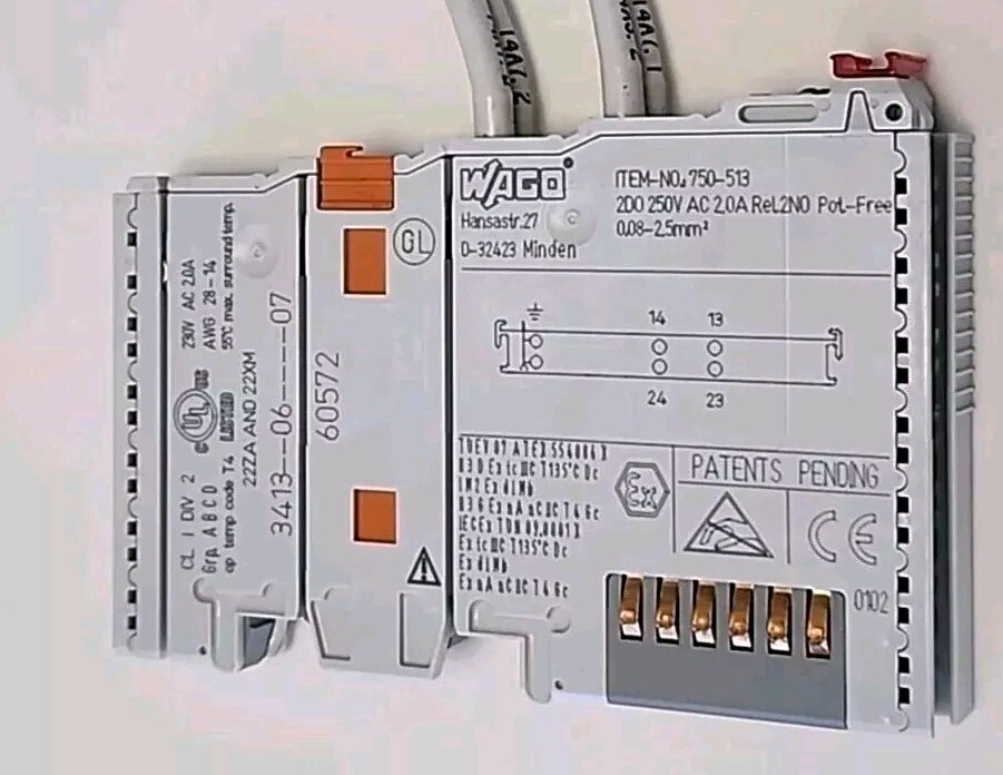 WAGO 750-513 DIGITAL 2 CHANNEL OUTPUT MODULE – Free Shipping