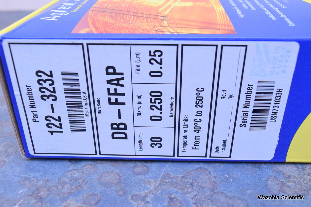 BRAND NEW AGILENT J&W GC COLUMNS 122-3232 DB-FFAP L-30M D- 0.250MM F-0.25UM