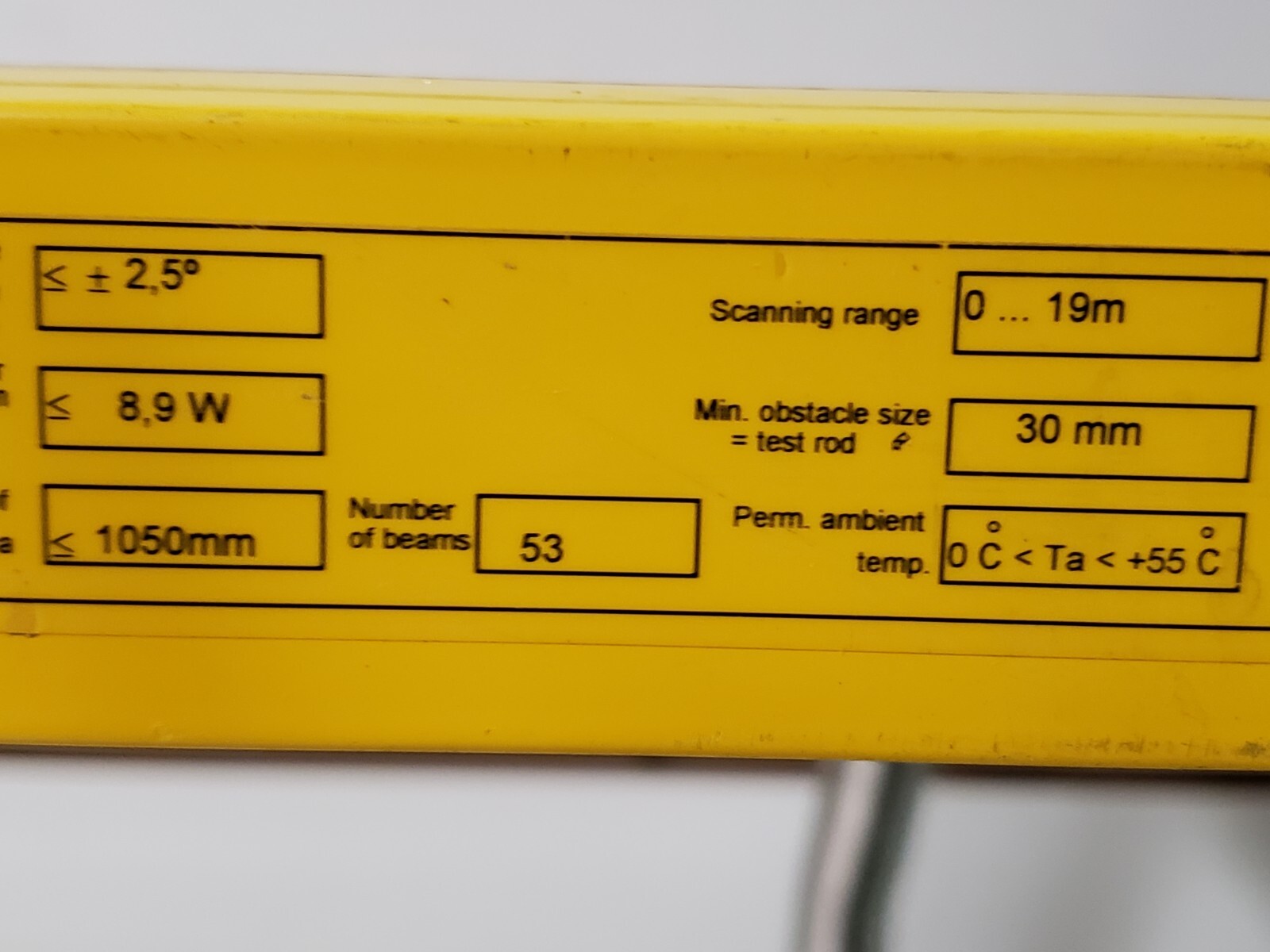 SICK C40E-1003CA010 SAFETY LIGHT CURTAIN 24VDC C4000 STANDARD